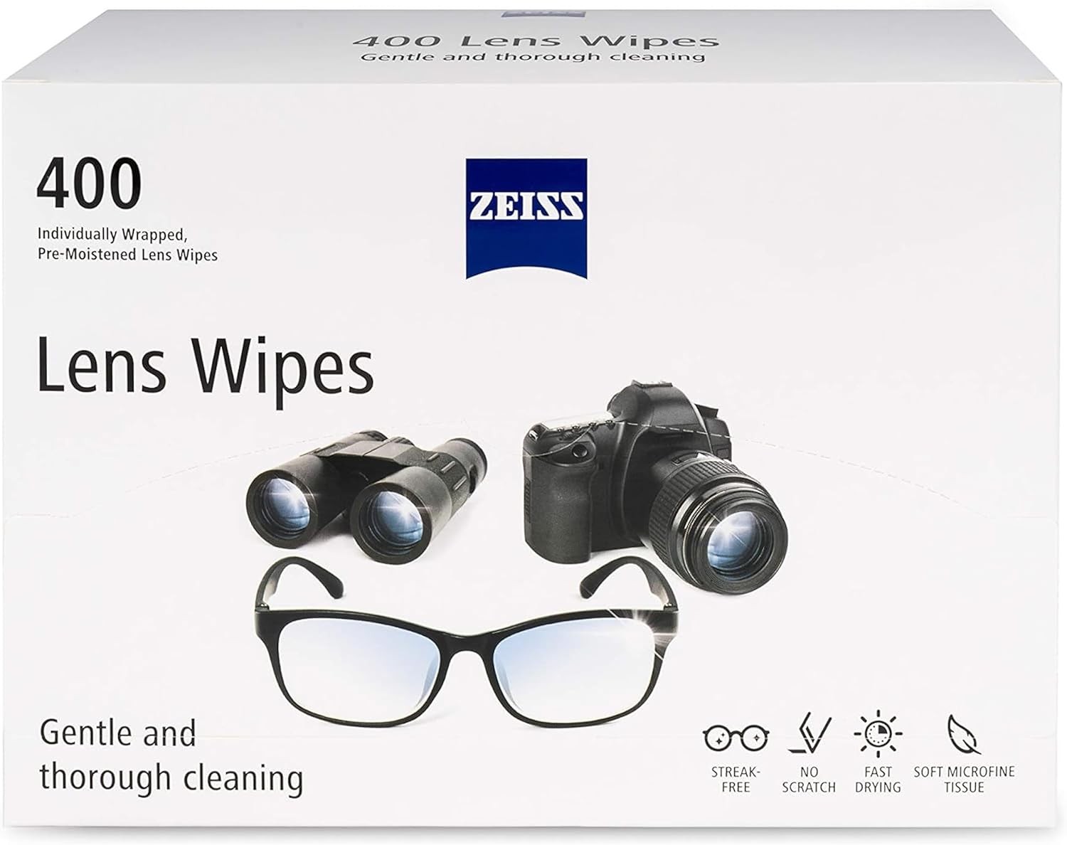 Zeiss Pre-Moistened Lens Cleaning Wipes, 600 Count