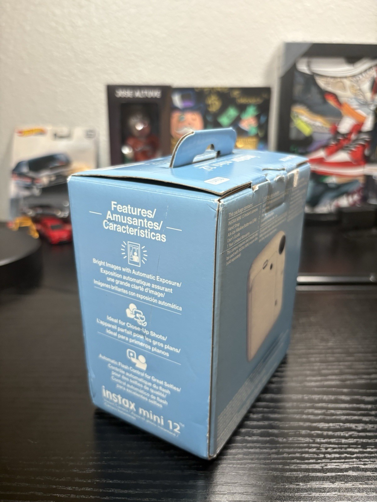 Fujifilm Instax Mini 12 Instant Camera – Clay White – Rare Color ( Case Included