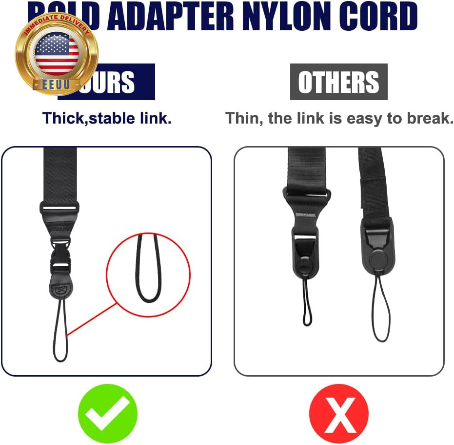 1 PACK Adjustable Shoulder Strap, Durable Nylon Neck Portable Lanyard, Suitable