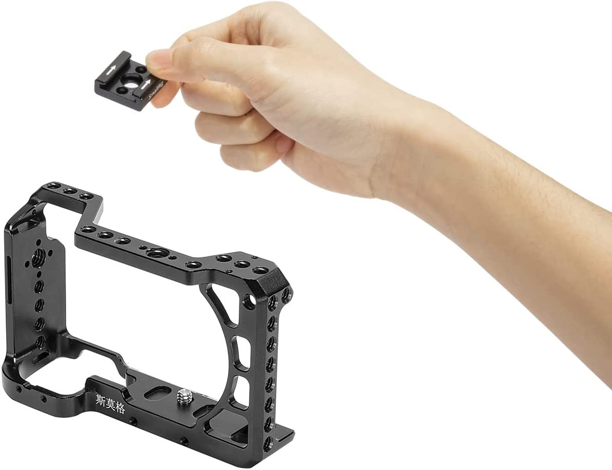 Cold Shoe Mount Adapter with 1/4’’ Thread Hole for Camera and Camcorder Rigs – 1