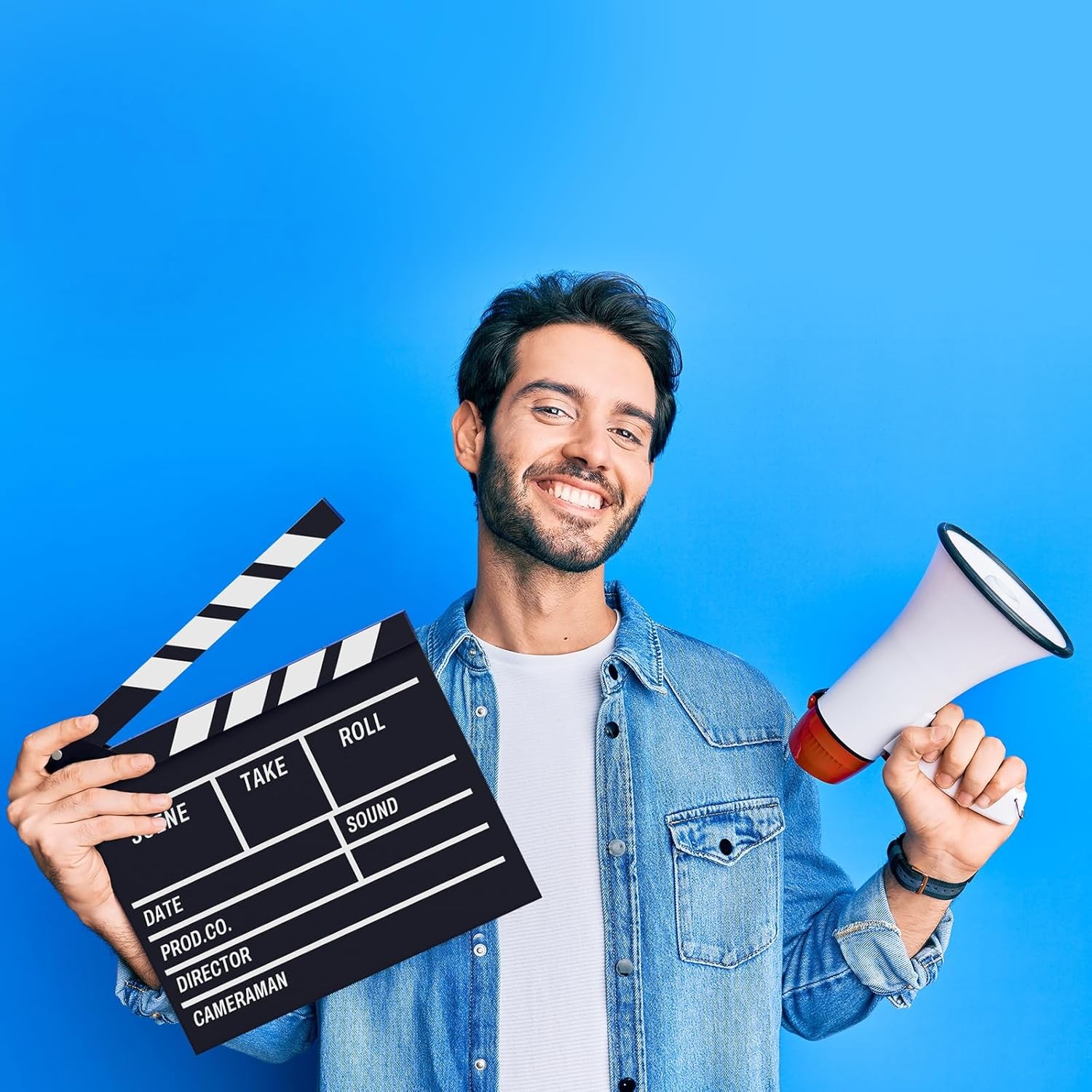 Movie Film Clapboard Hollywood Wooden-Clapper Board Directors Photography Studio