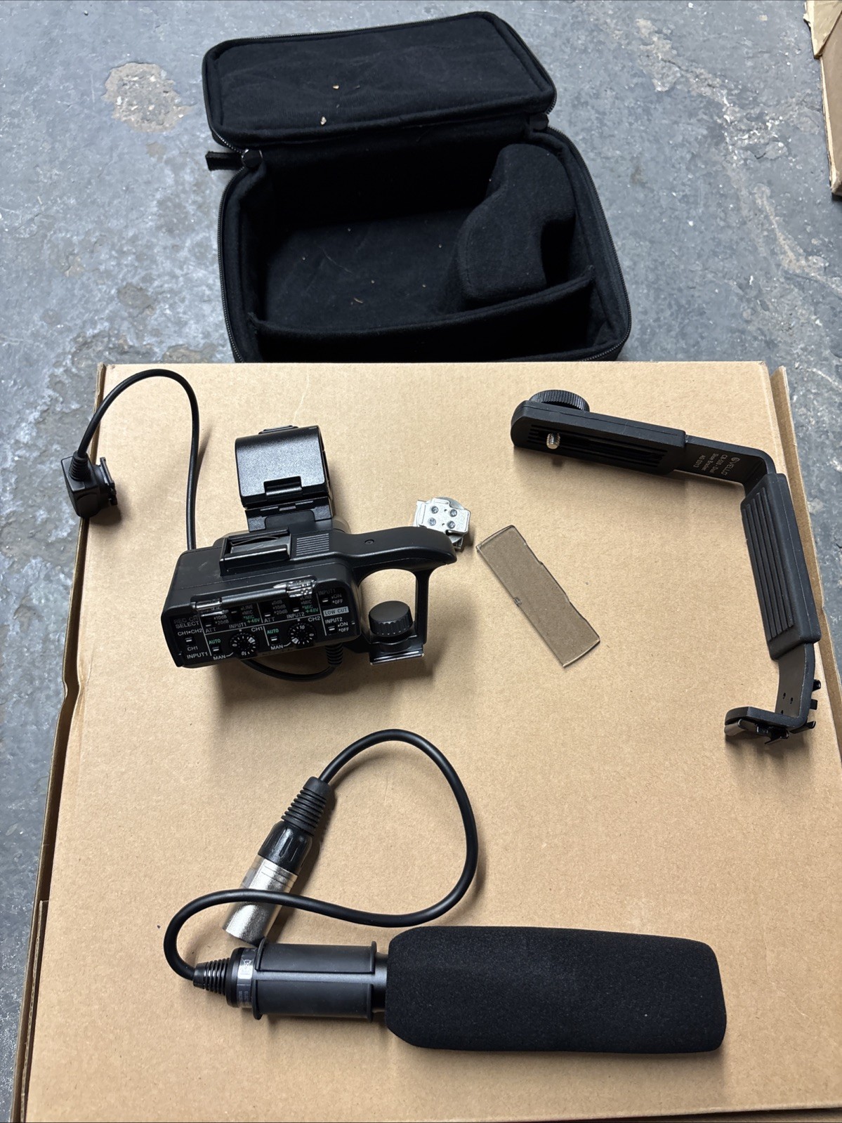 SONY XLR-A1M Adapter and ECM-XM1 Microphone Kit XLR-K1M for A99 A99V VG900 VG30