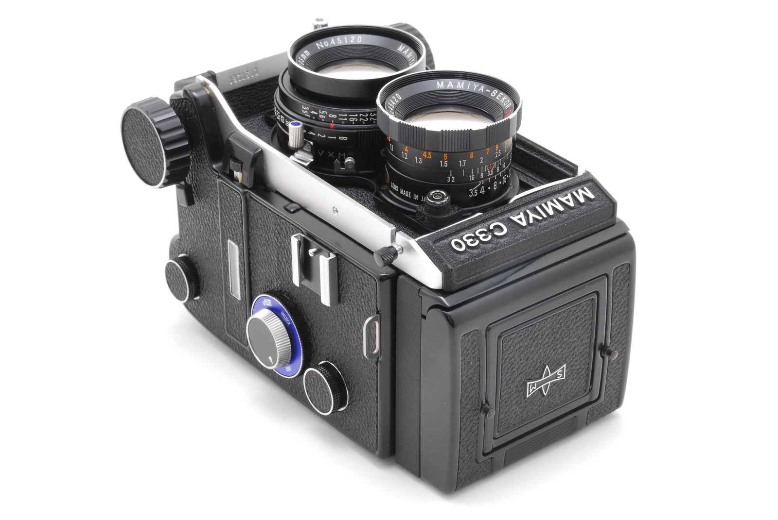 【Unused】 Mamiya C330 Pro F TLR Camera + DS 105mm f/3.5 Blue Dot Lens From Japan