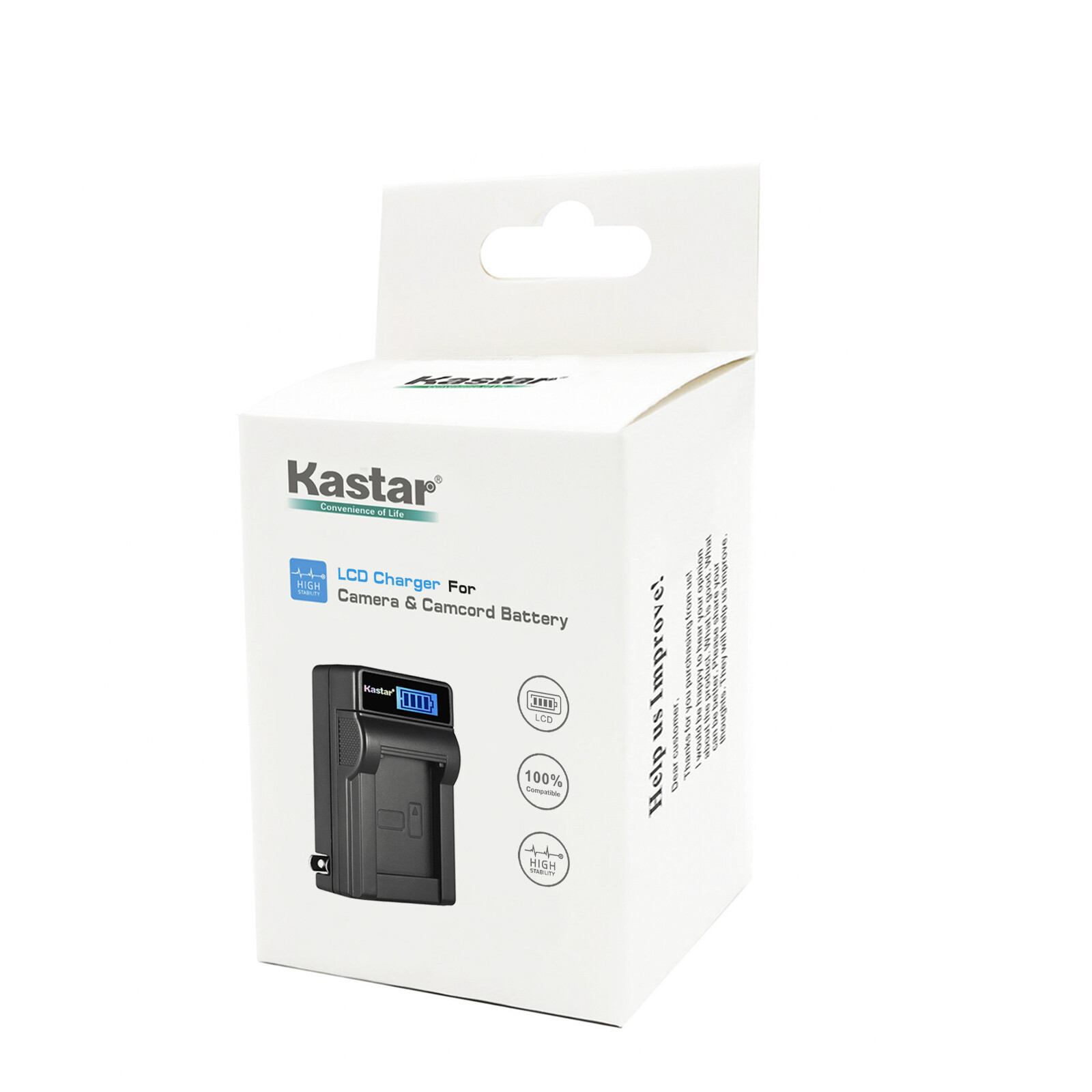 Kastar Battery LCD Wall Charger for Pentax D-LI78 & PENTAX Optio L50 Optio M50