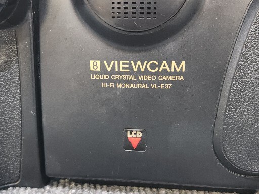 Sharp View cam Hi Fi Monaural VL-E7 No Charger w/ Geneva Camera Carry Bag