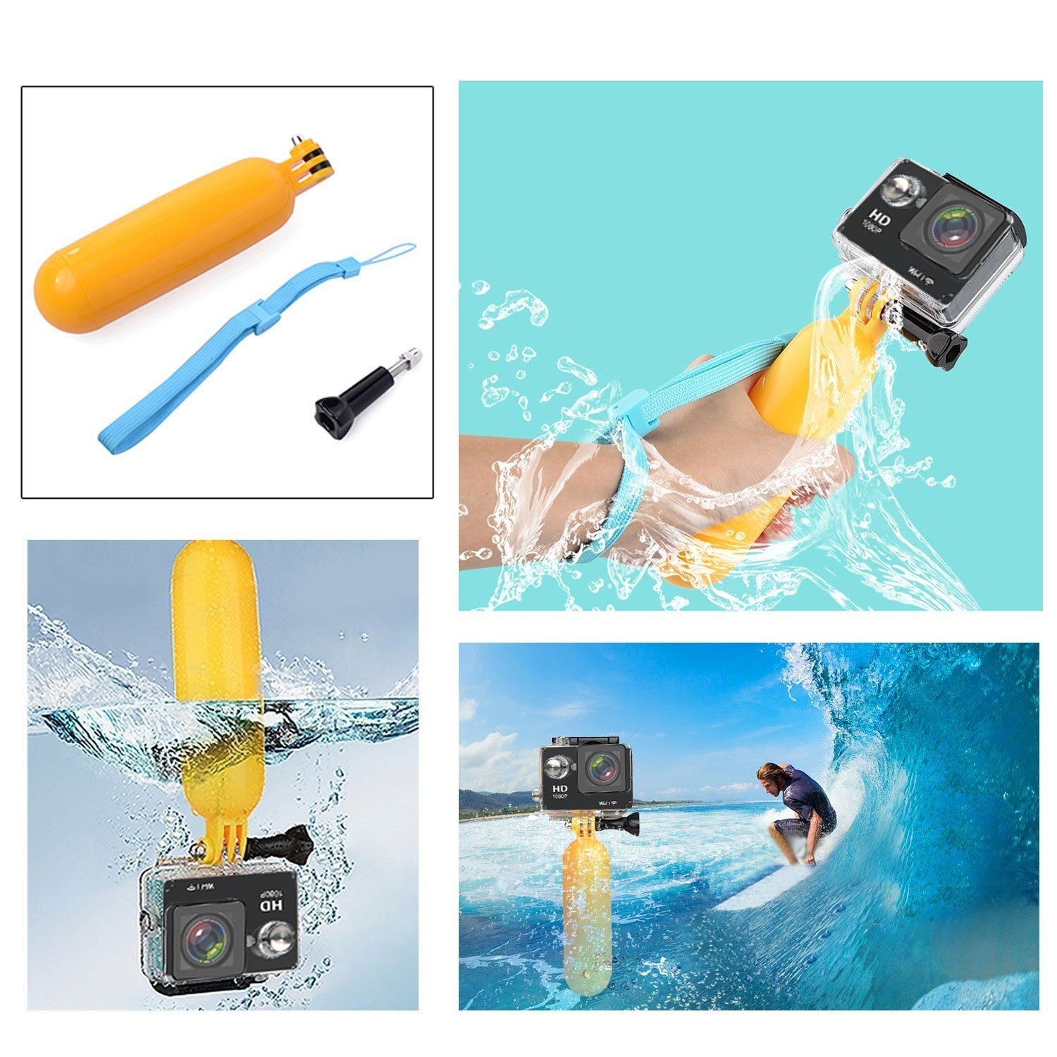 AKASO 7 in 1 Action Camera Accessories Kit for EK7000/EK7000 Pro/Brave 4/Brave 4