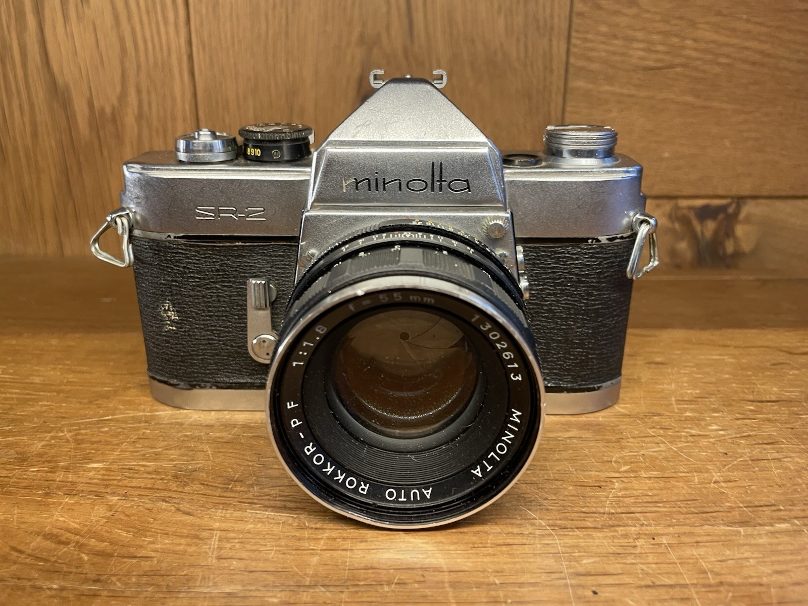 *CLA’d : Near Mint* Minolta SR-2 Film Camera Auto Rokkor 55mm F/1.8 Lens