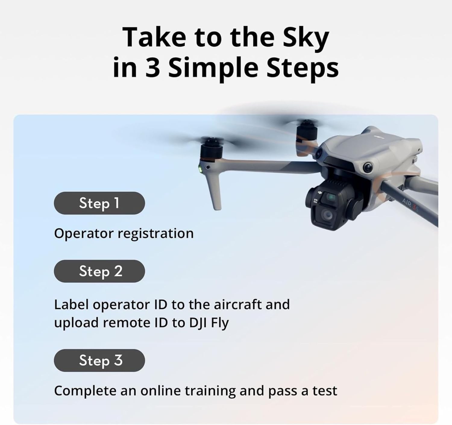 DJl Air 3S Fly More Combo Drone(DJl RC 2)4K,1″CMOS Wide-Angle/Medium Tele Camera