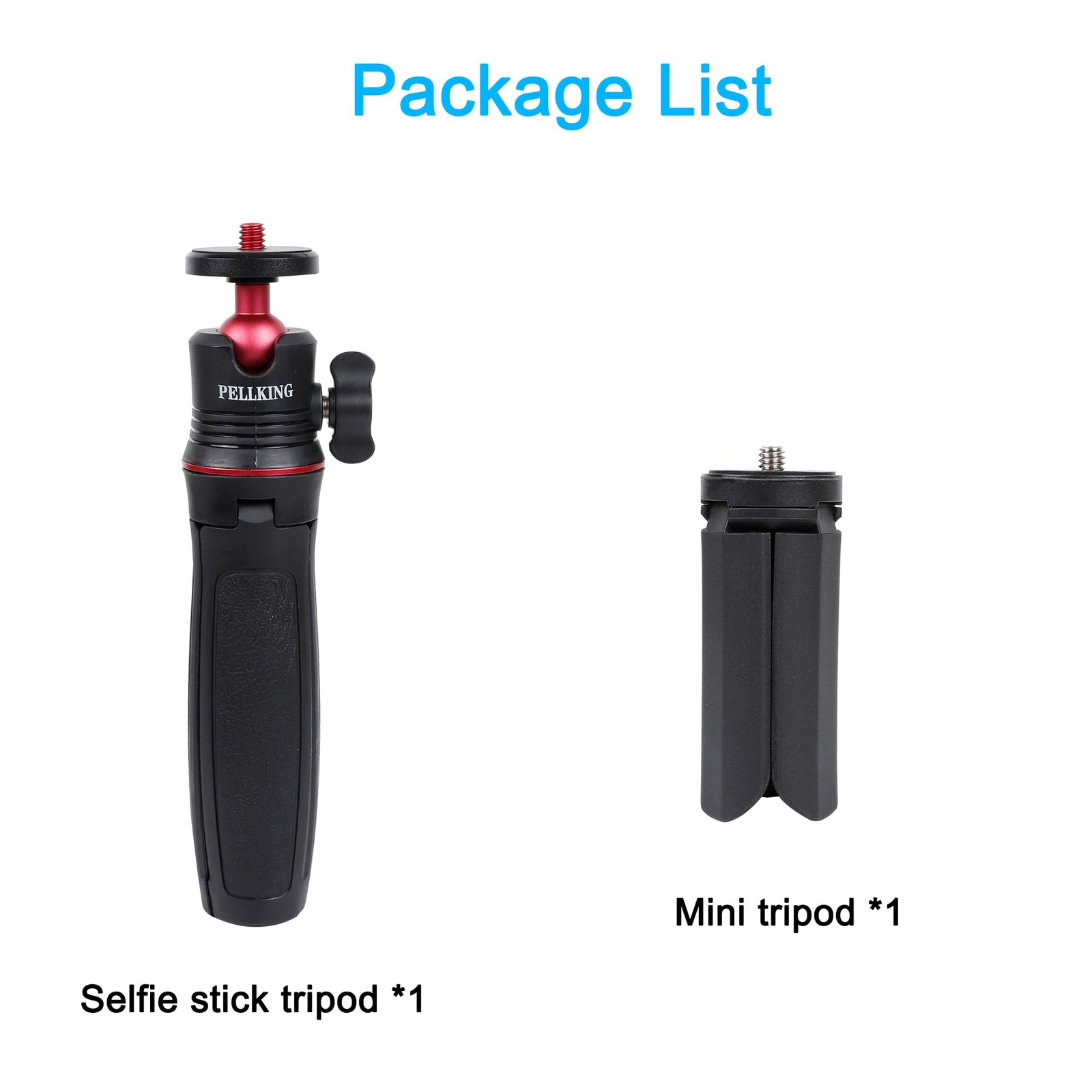 Tabletop Tripod and Selfie Stick Kit for DJI OSMO Pocket 3 2 Nano Osmo Action