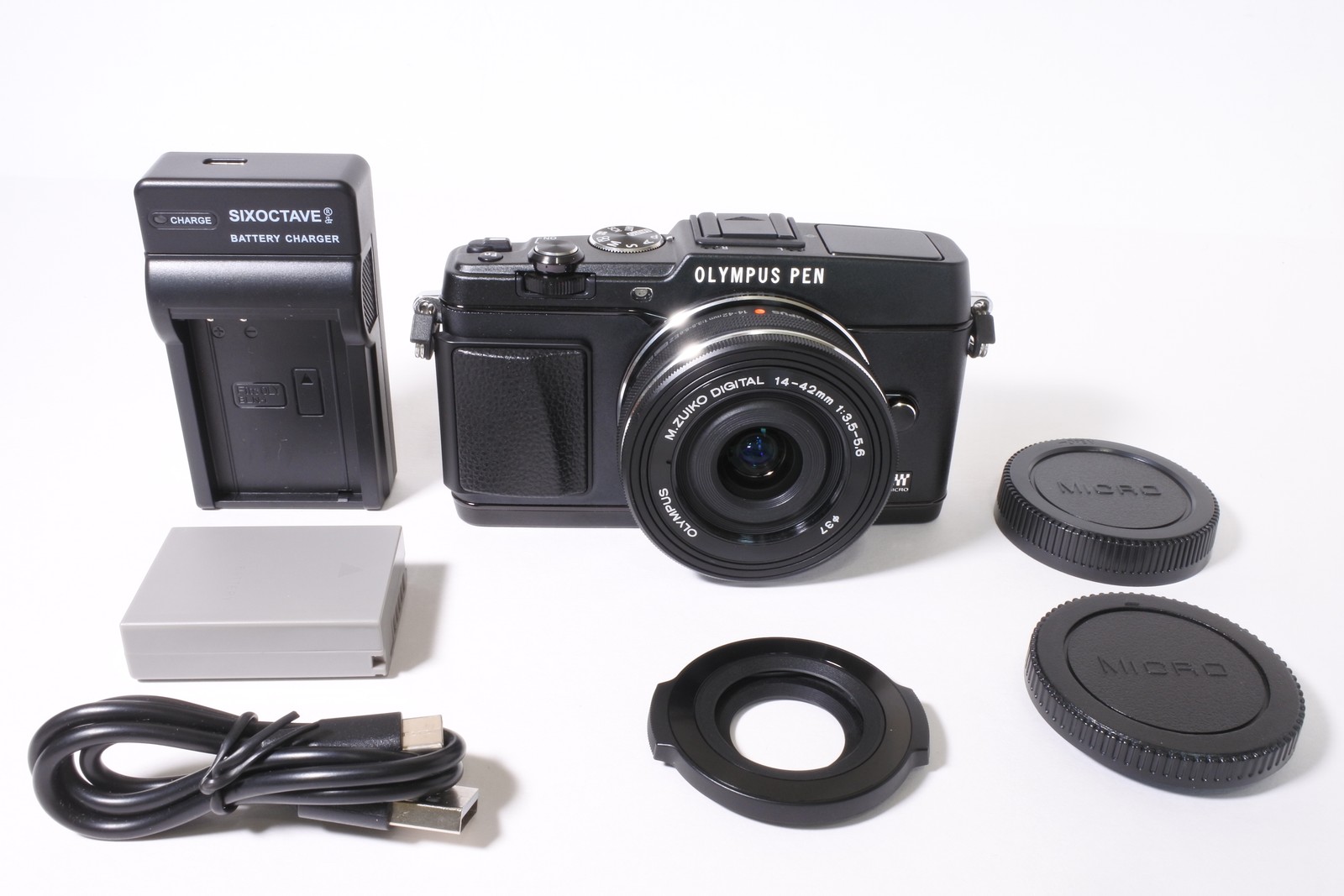 [Almost MINT] Olympus E-P5 16.1MP Digital Camera 100 Shots w/14-42mm EZ Lens