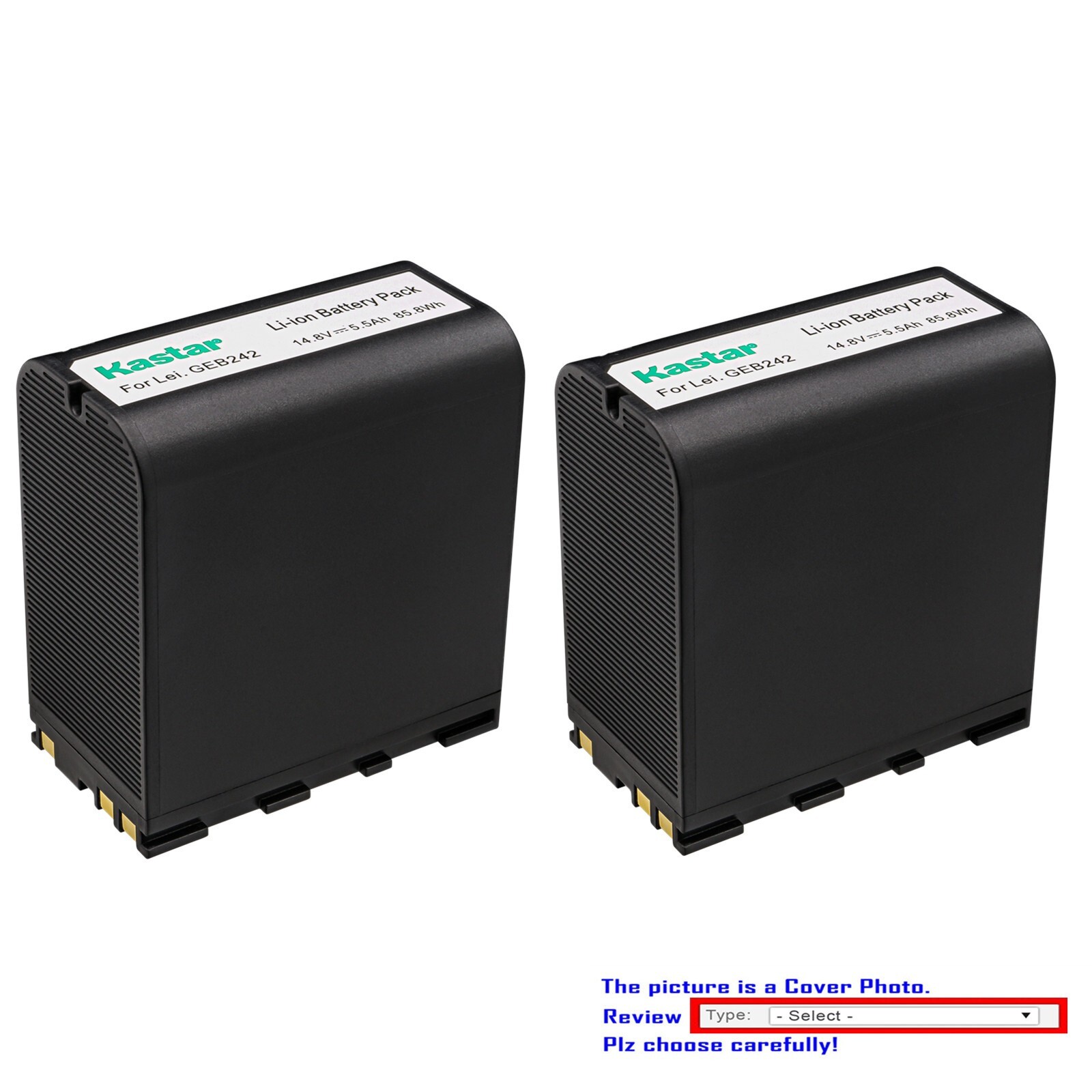 Kastar GEB242 Battery Replacement for Leica ScanStation P20 Laser Scanner