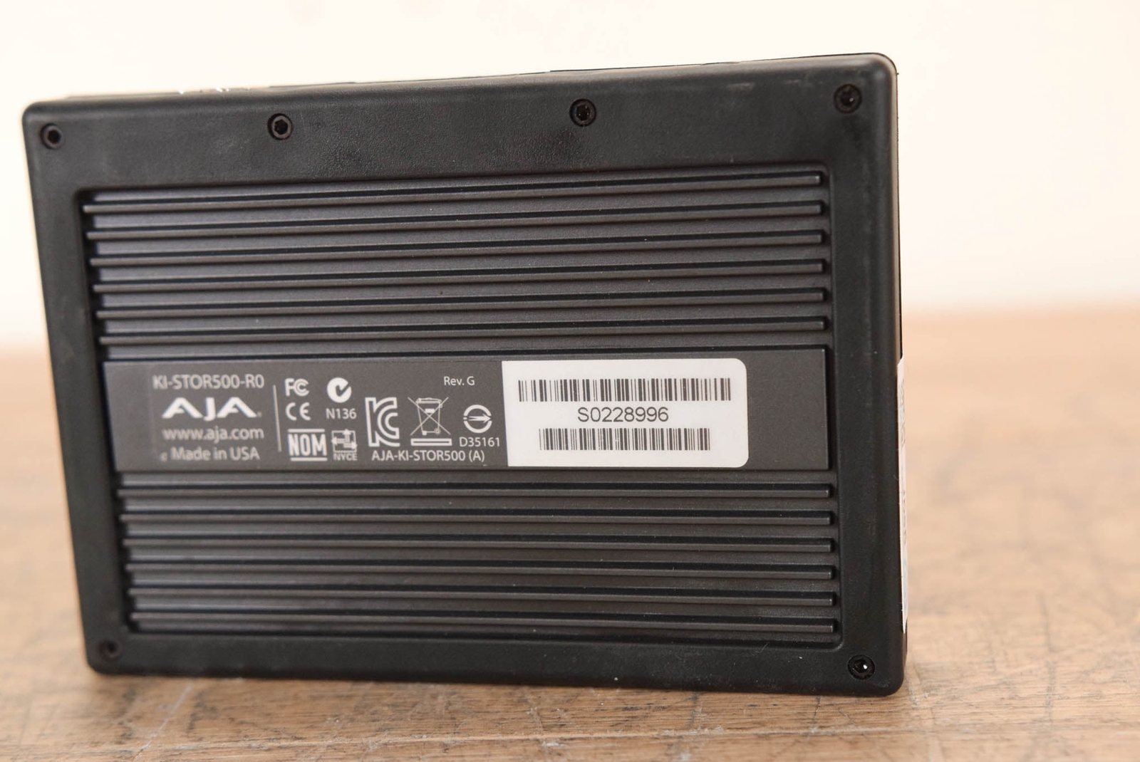 AJA KI-STOR500-R0 500GB KiStor Hard Disk Drive for Ki Pro CG007F4