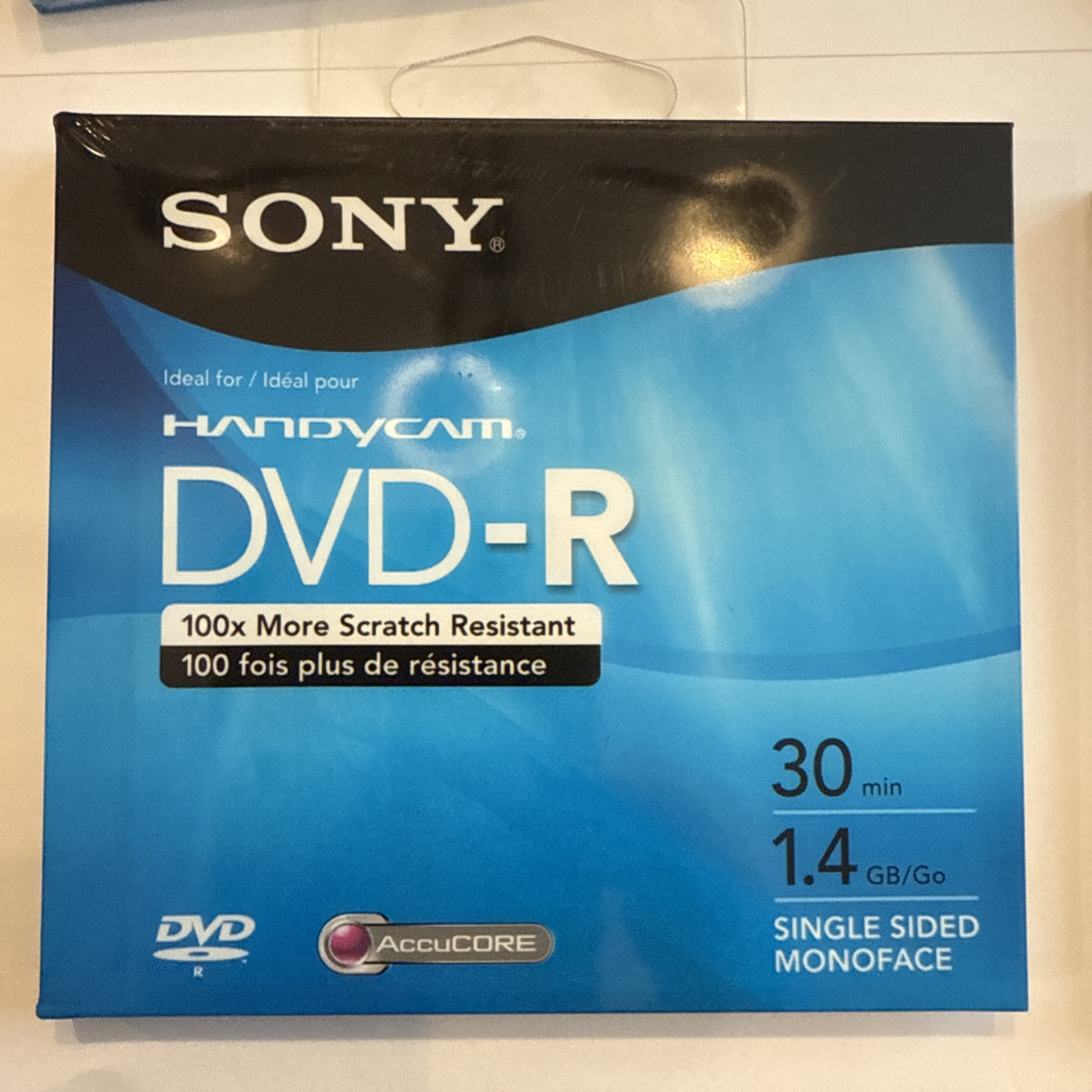 4 Brand NEW Sony Handycam DVD-R 1.4GB 30min recordable Discs DMR30R1H SEALED NIB