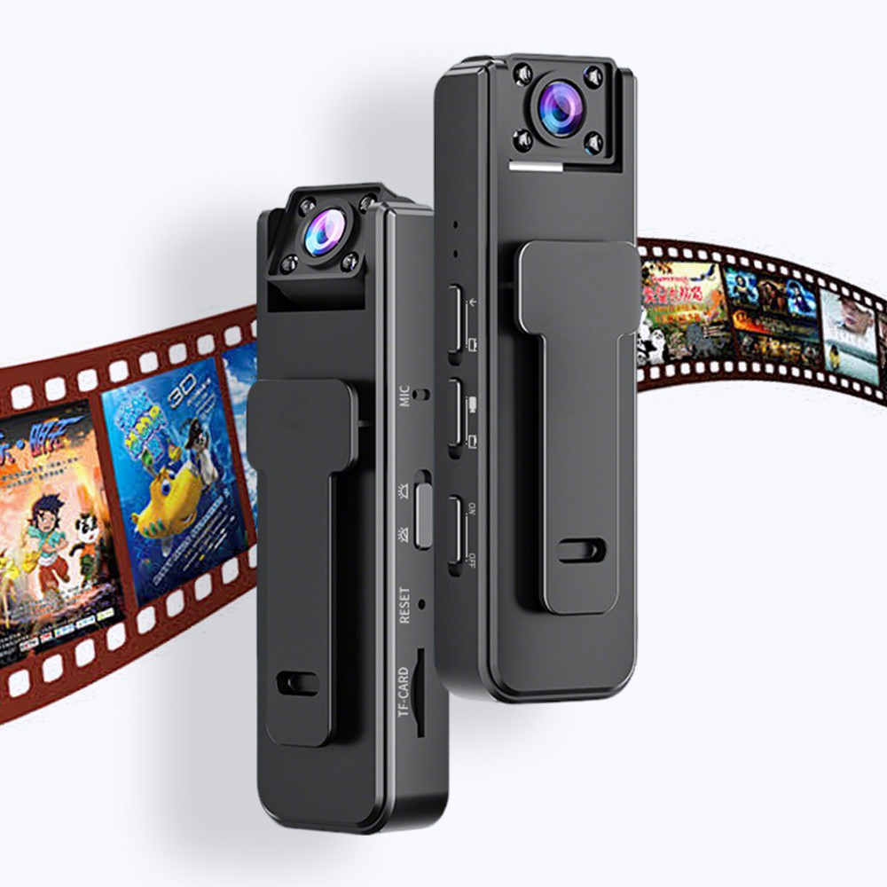 1080P Police Body Camera Video Audio Recorder Pocket Night Cam with 32GB Card