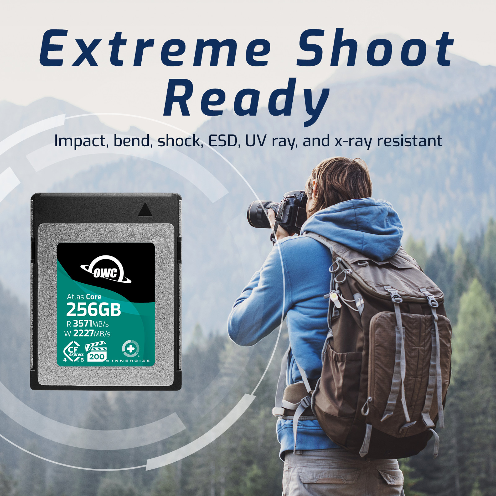 OWC 256GB Atlas Core CFexpress 4.0 Type B Memory Card