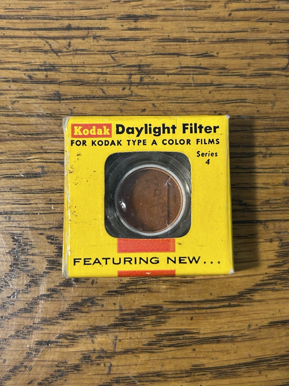 Vintage Kodak Daylight Filter Series 4 (IV) For Type A Color Films w/ Box