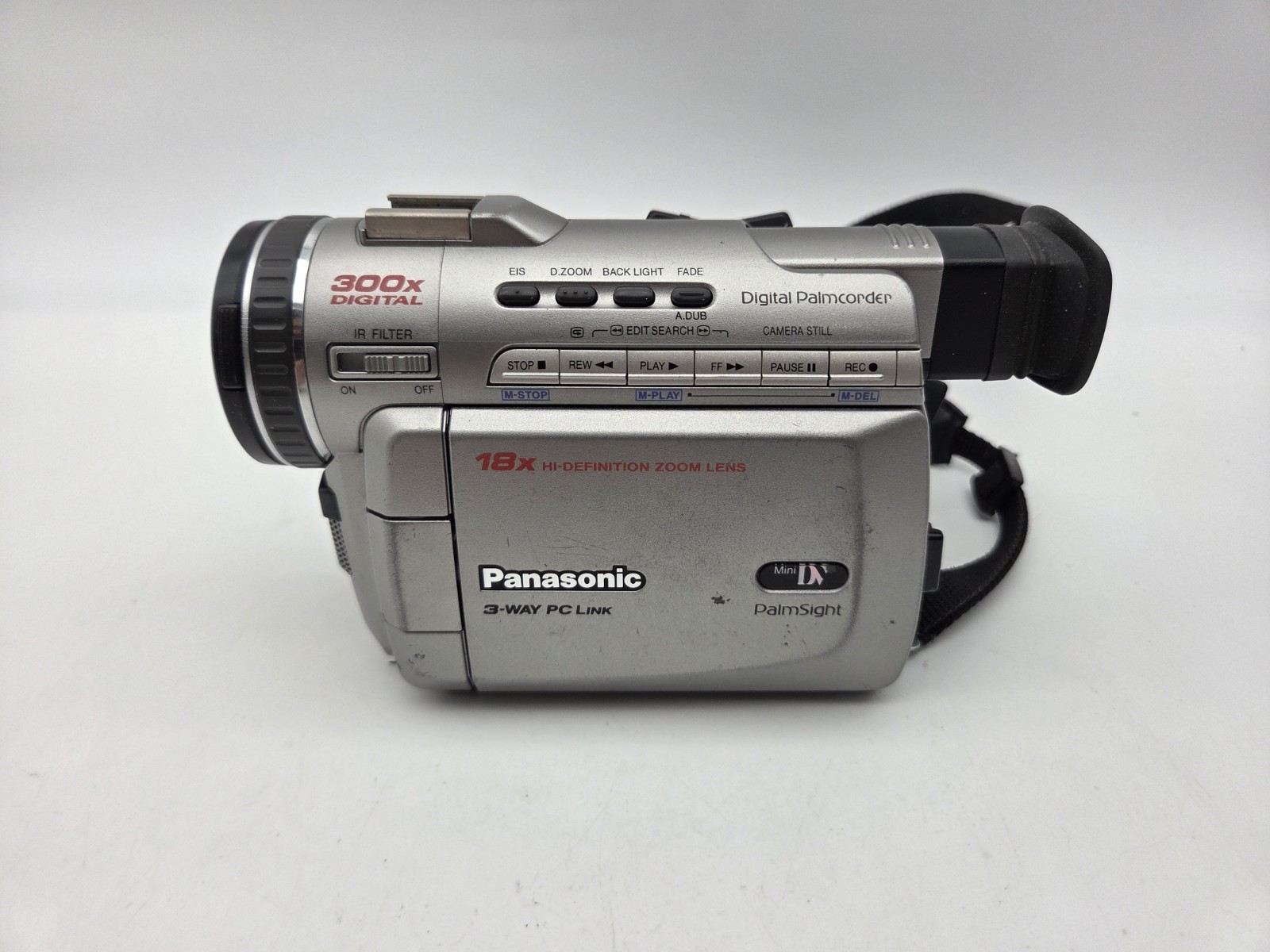 Panasonic PV-DV400D Palmcorder 300x Digital Zoom 18xHD Zoom Lens FOR Parts