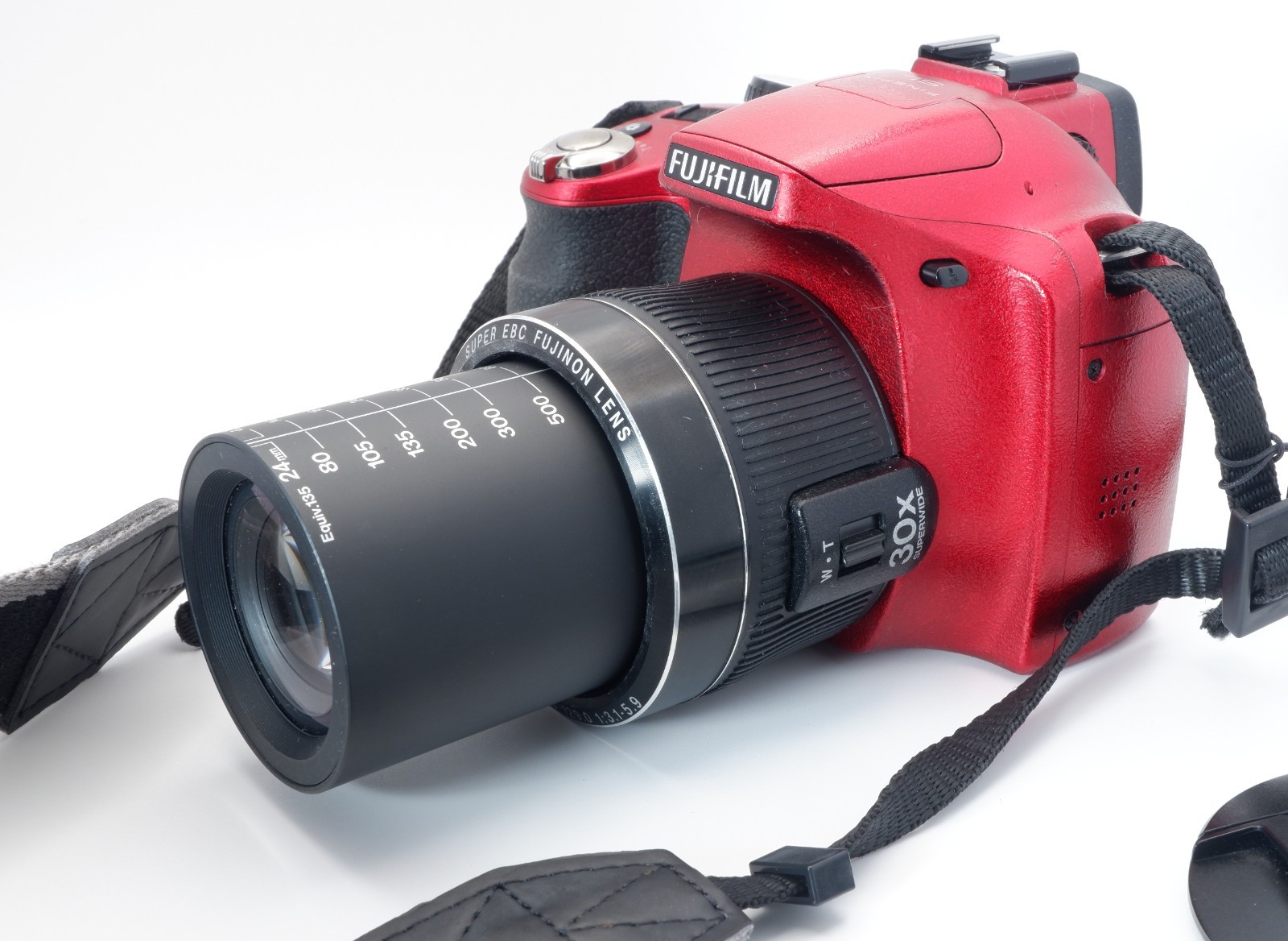 Fujifilm FinePix SL300 14 Mega Pixel 30x Zoom Digital Camera RED USA Seller .