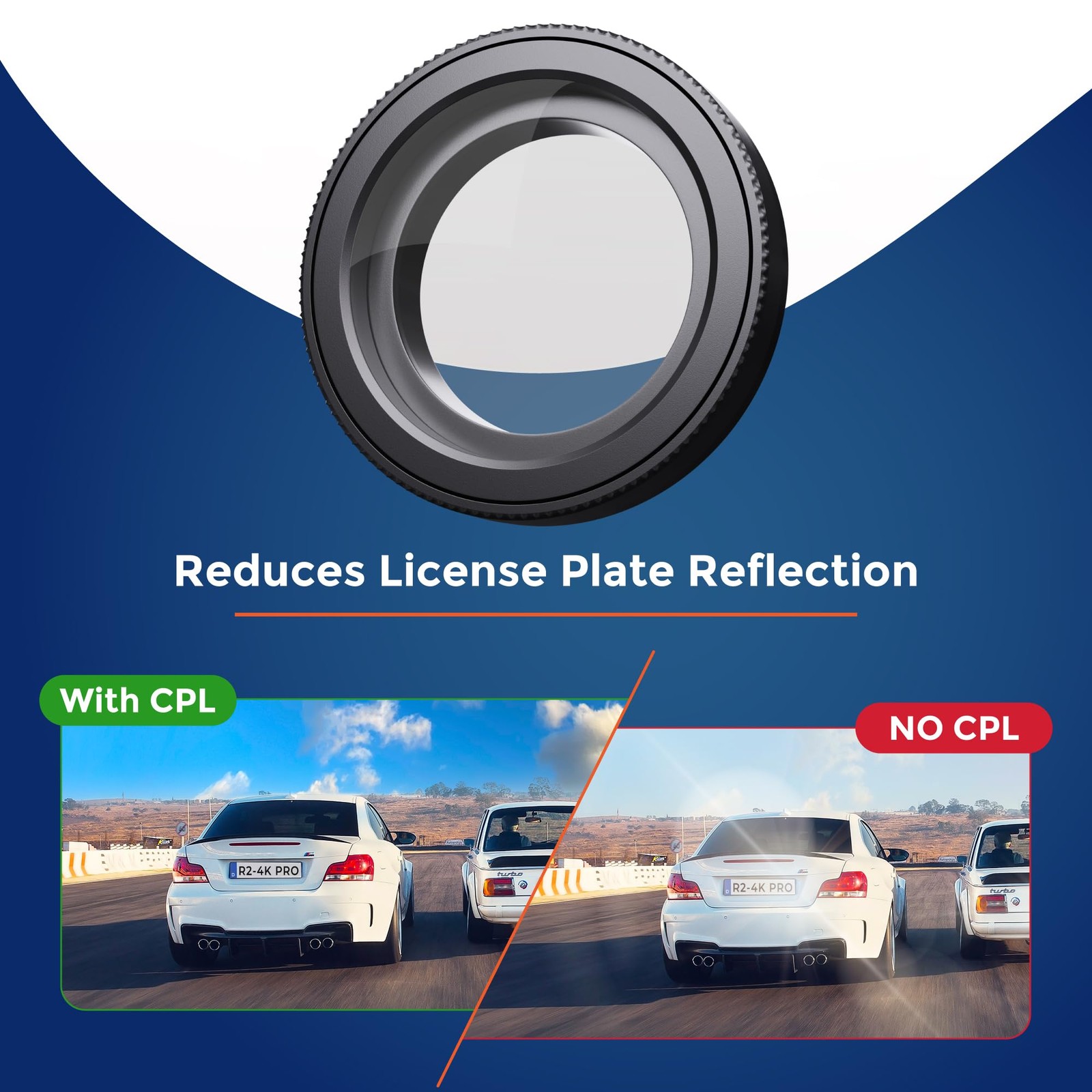 ROVE Ultimate CPL Filter, Anti-Glare Circular Polarizer Lens for R2-4K,…