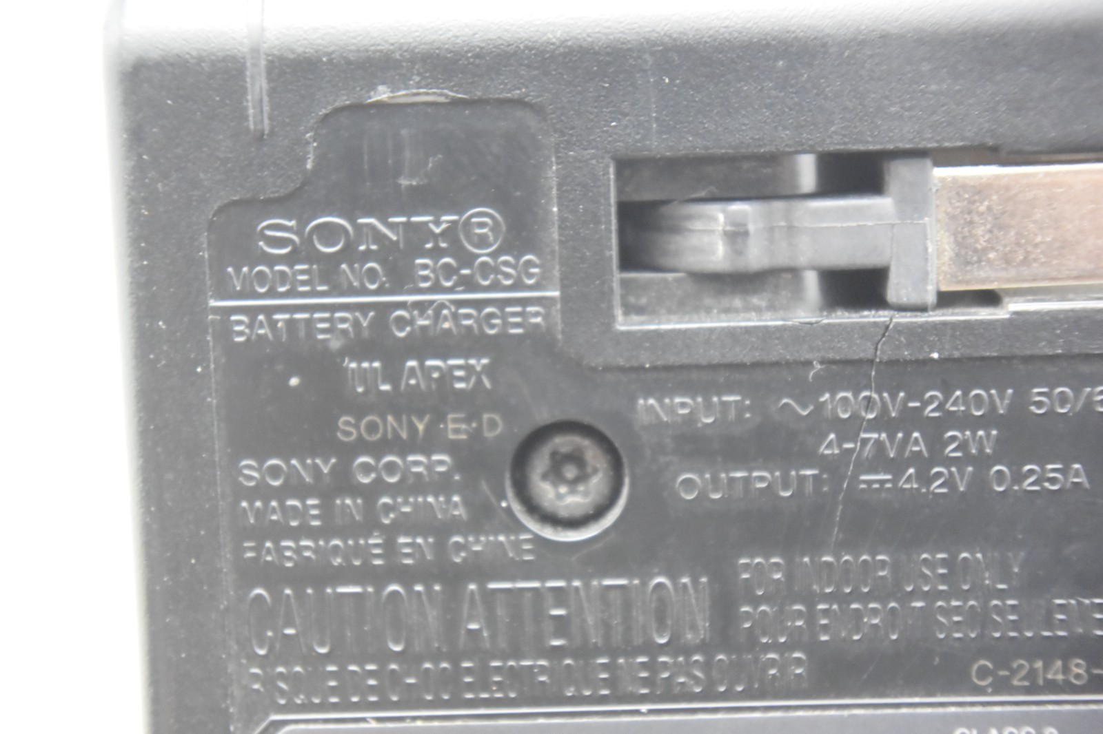OEM Sony BC-CSG Battery Charger for NP-BG1, NP-FG1 G Type Battery for Camera