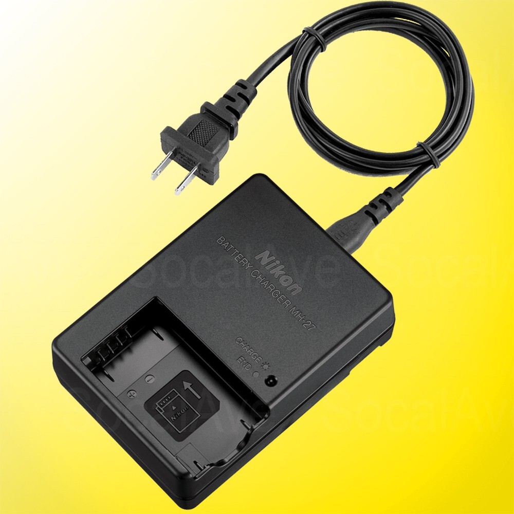 Nikon OEM Charger MH-27 For EN-EL20 Battery, 1 S1, 1 J1, 1 J2, 1 J3,