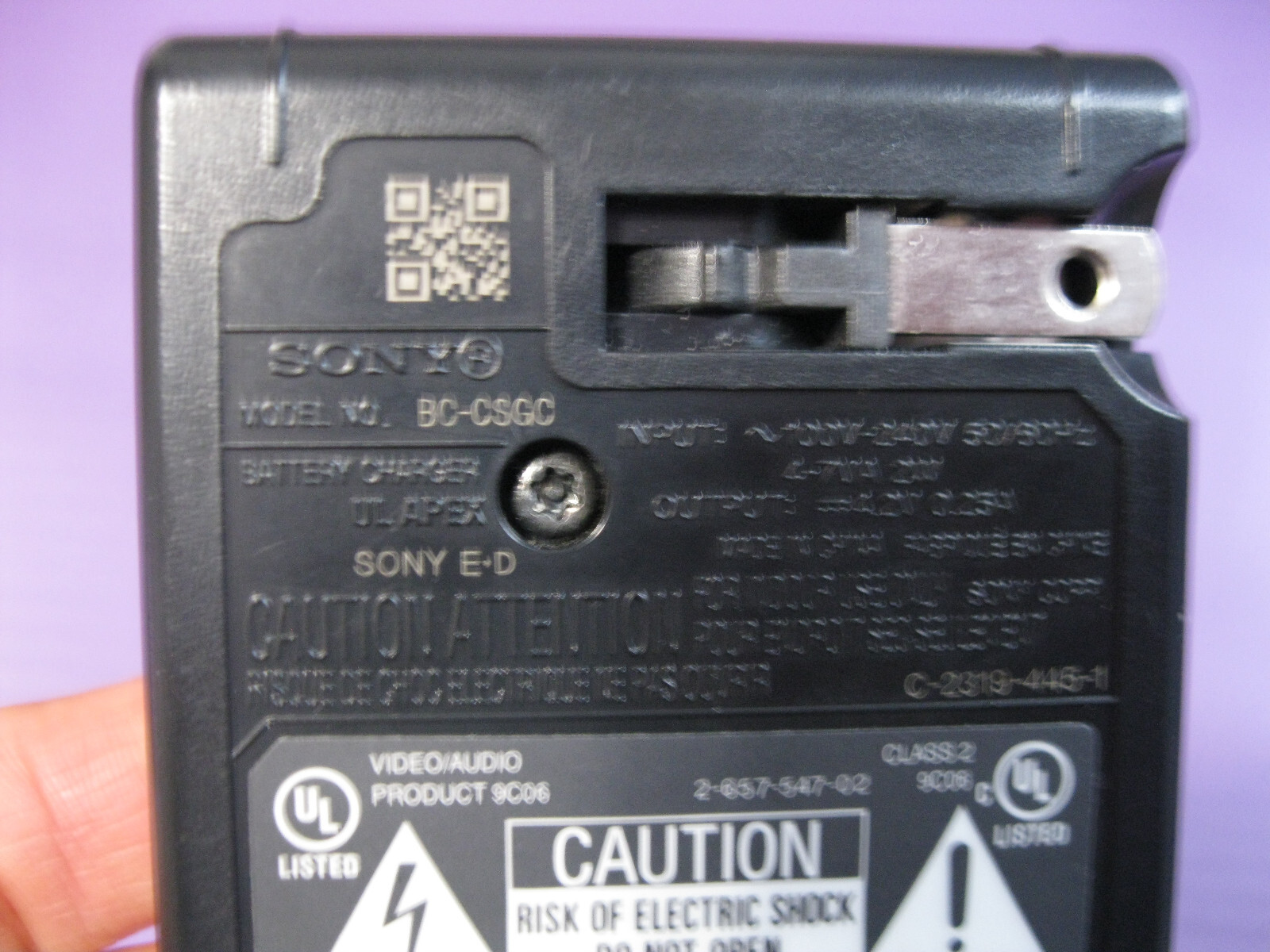 Used BC-CSG BC-CSGB BC-CSGC Battery Charger For SONY NP-BG1 NP-FG1 DSC-H10