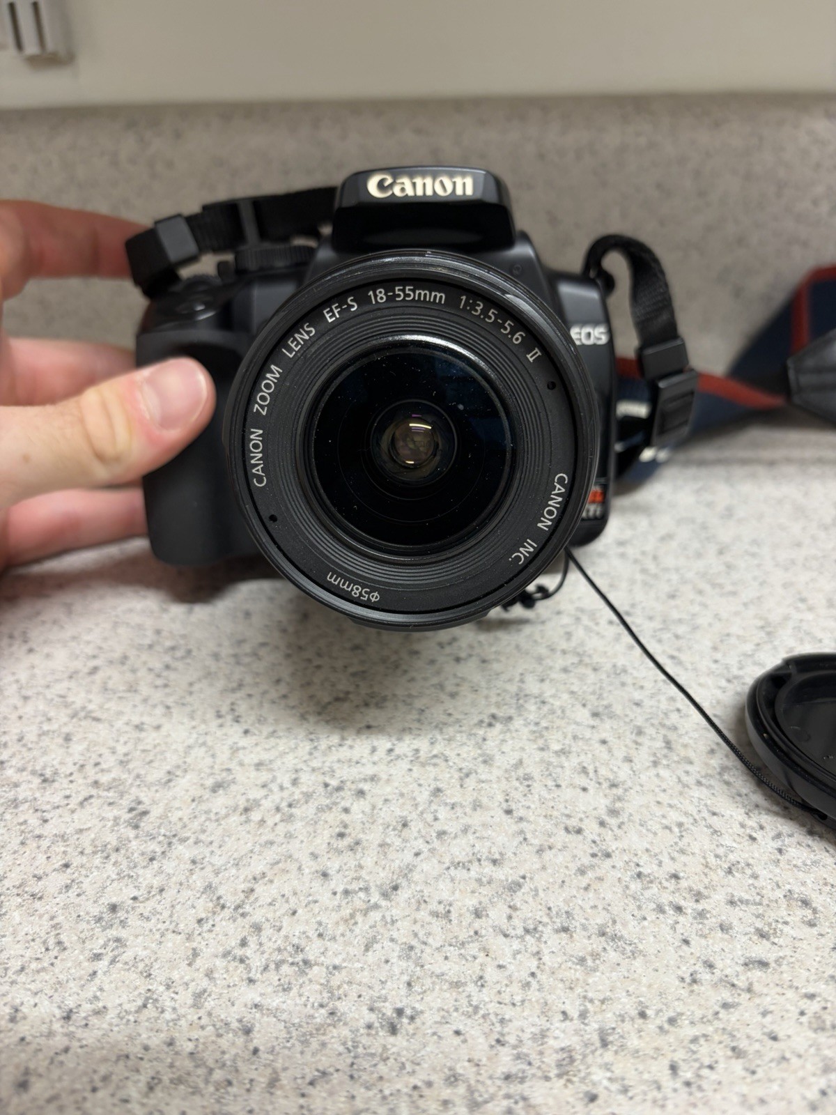 Canon EOS Digital Rebel XTI Camera 18-55mm Zoom Lens Untested