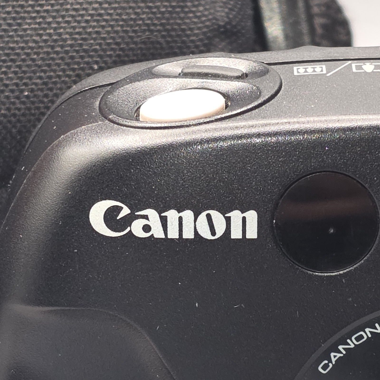 Canon Sure Shot Prima Twin 28/48mm Dual Prime 35mm Film Camera Black With Strap