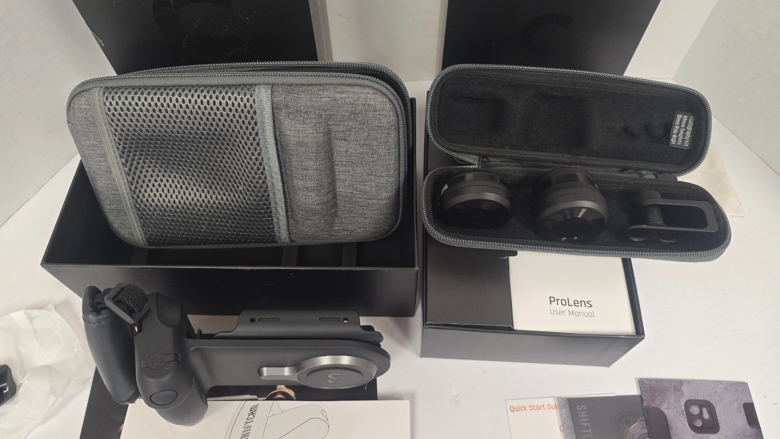 Shift Cam Pro Grip & Lens *Tested & Works*