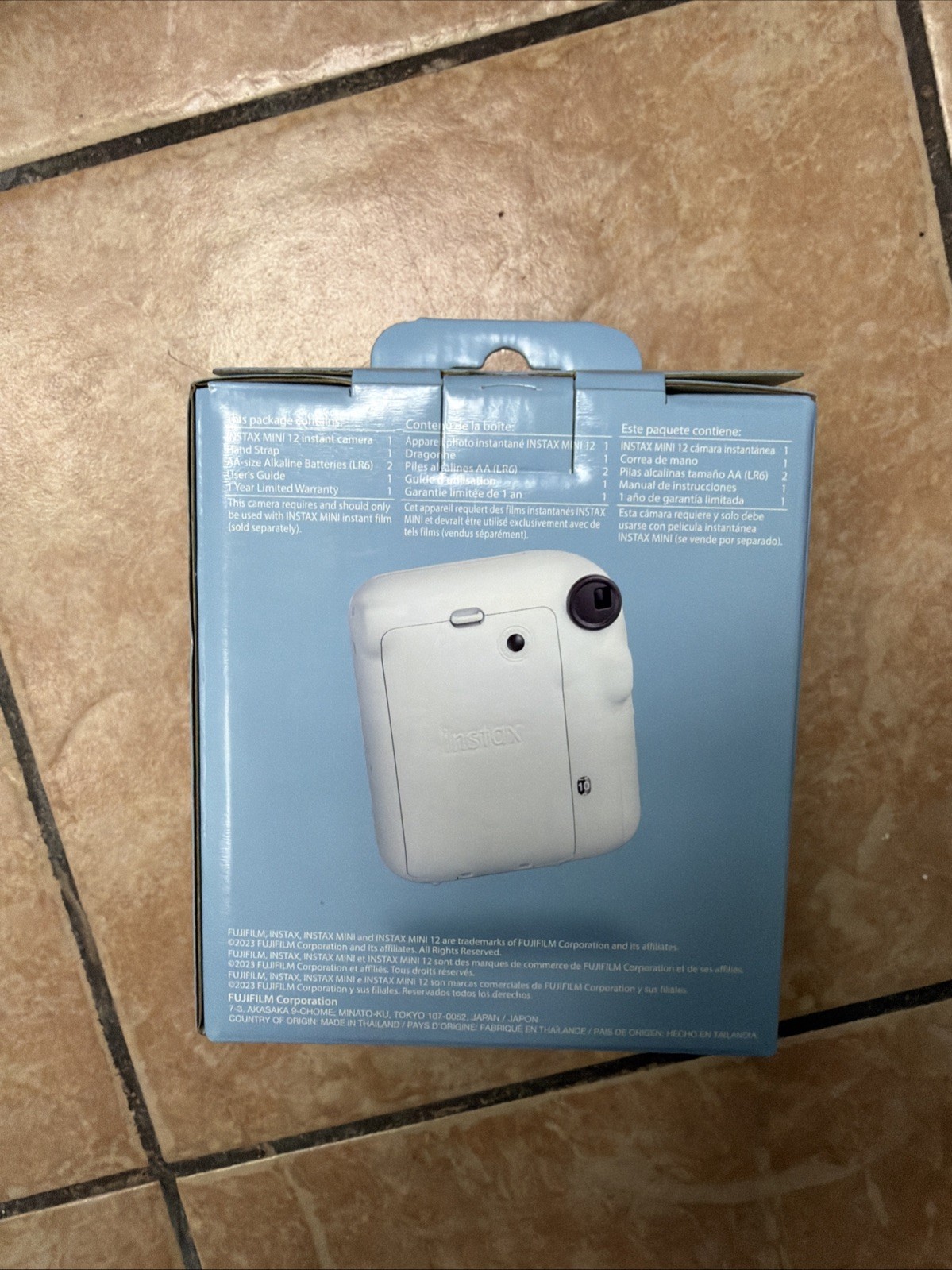 Fujifilm Instax Mini 12 Instant Camera – Clay White (16806274)