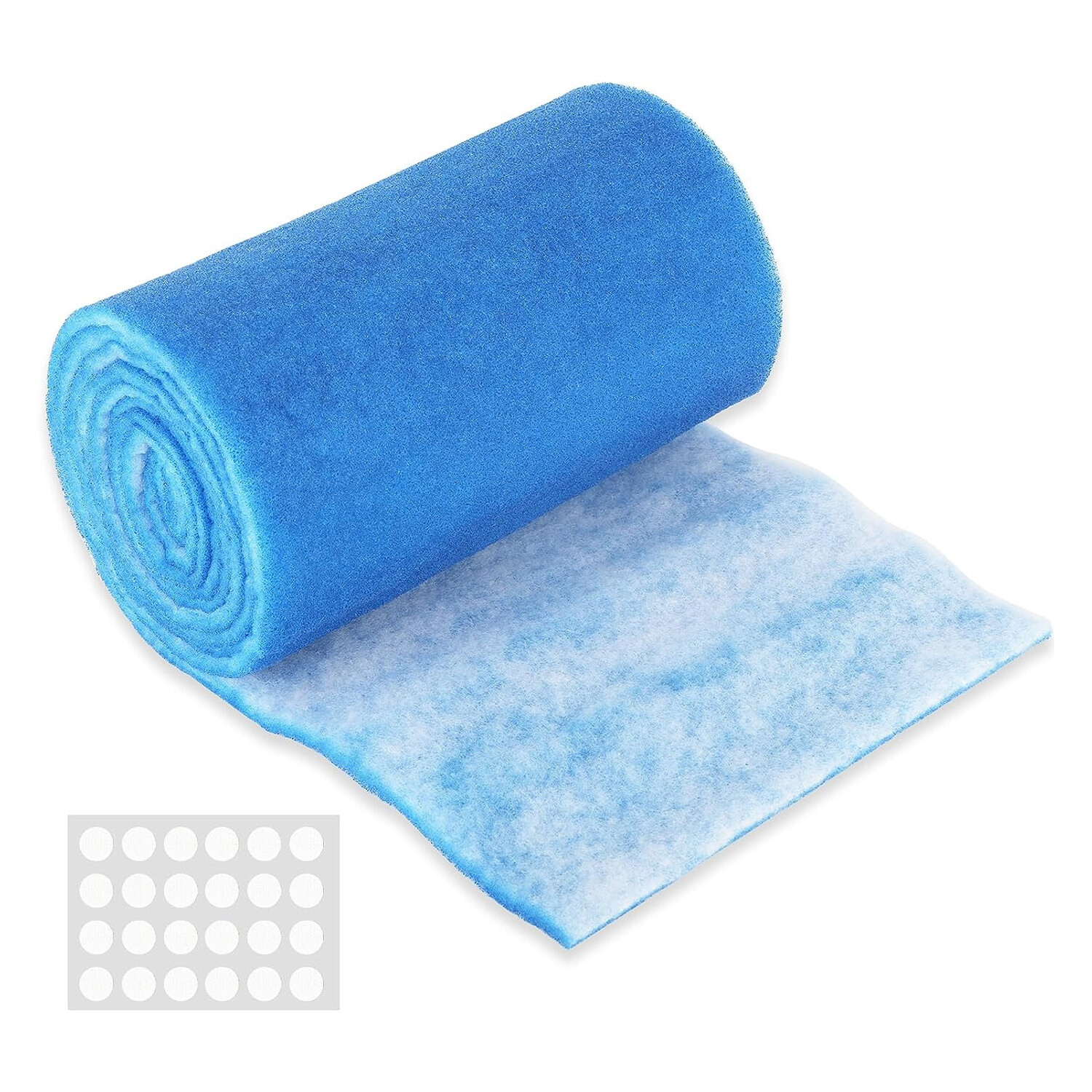 12-FT BLUE BONDED AQUARIUM FILTER MEDIA PAD 12″ X 11′ FILTER FIBER FLOSS US