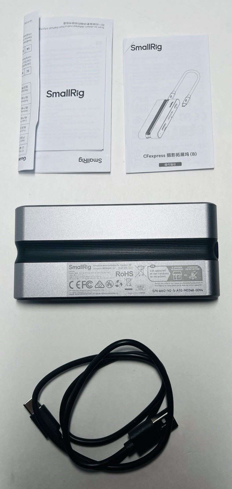 SmallRig 9 in 1 CFexpress Type B Card Reader Docking Sta. w/ USB3.2 (Gen 2) ,NEW