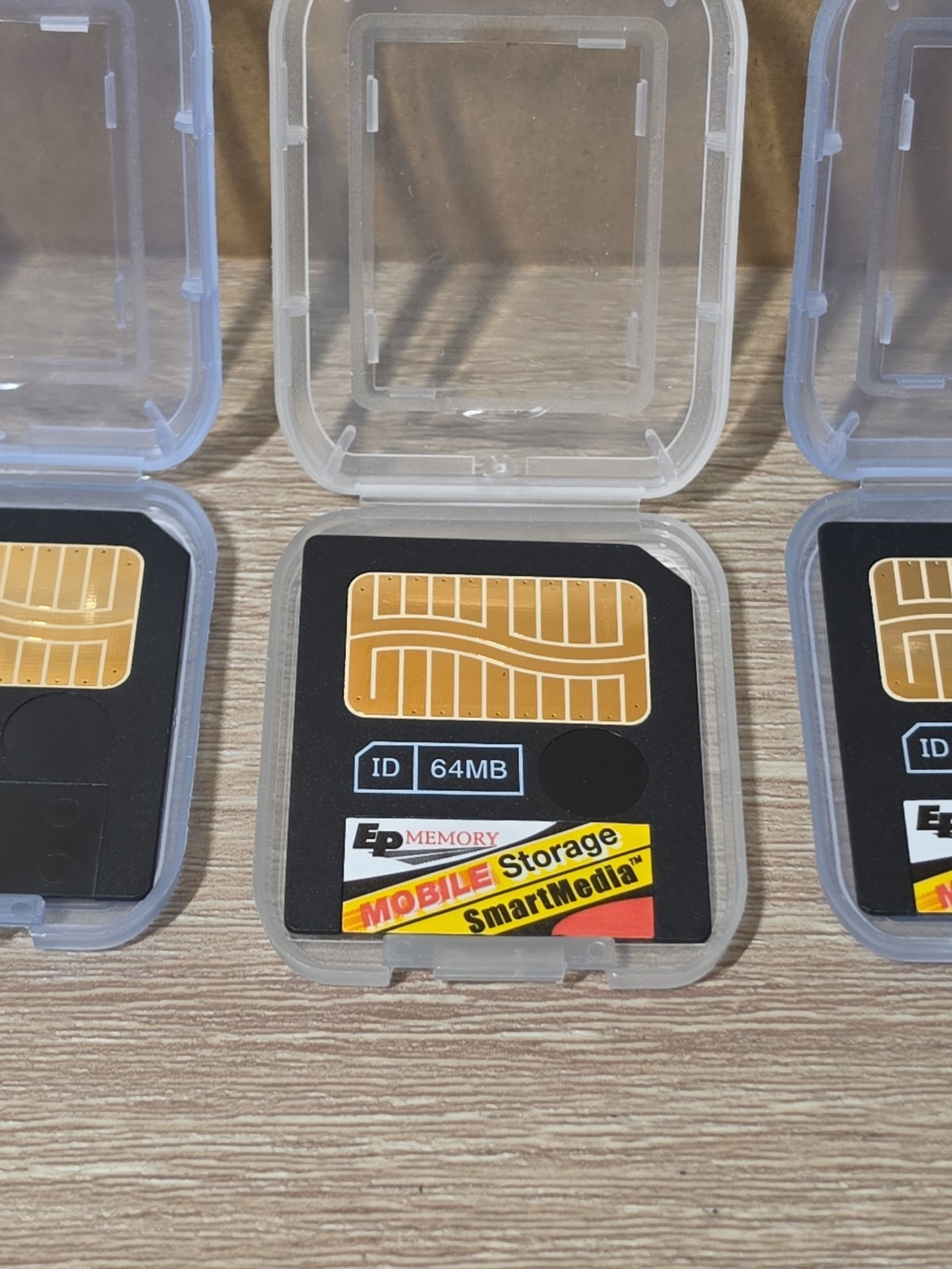 (Lot of 5) Smart Media 64MP Memory Cards. Used. Tested. Working. Free Shipping.