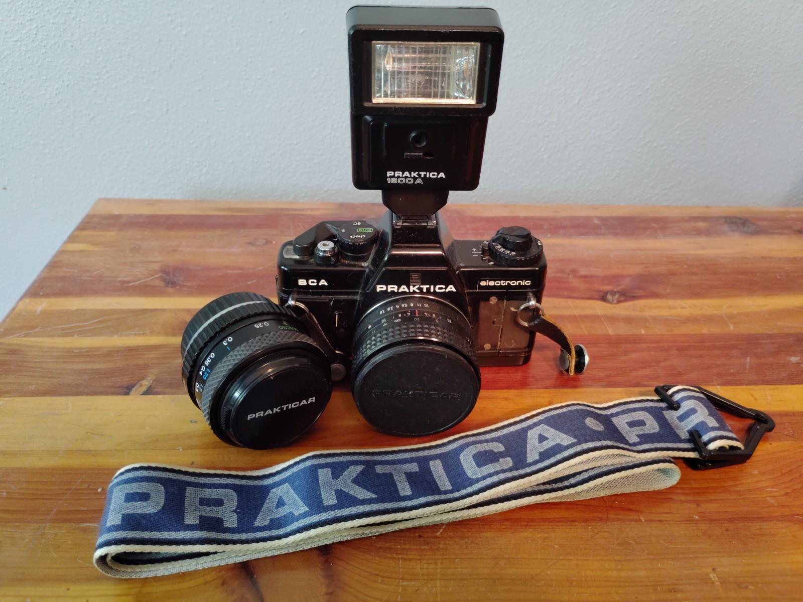 Praktica BCA Camera Kit- **Tested With Film** Two Lenses, Flash, And Strap