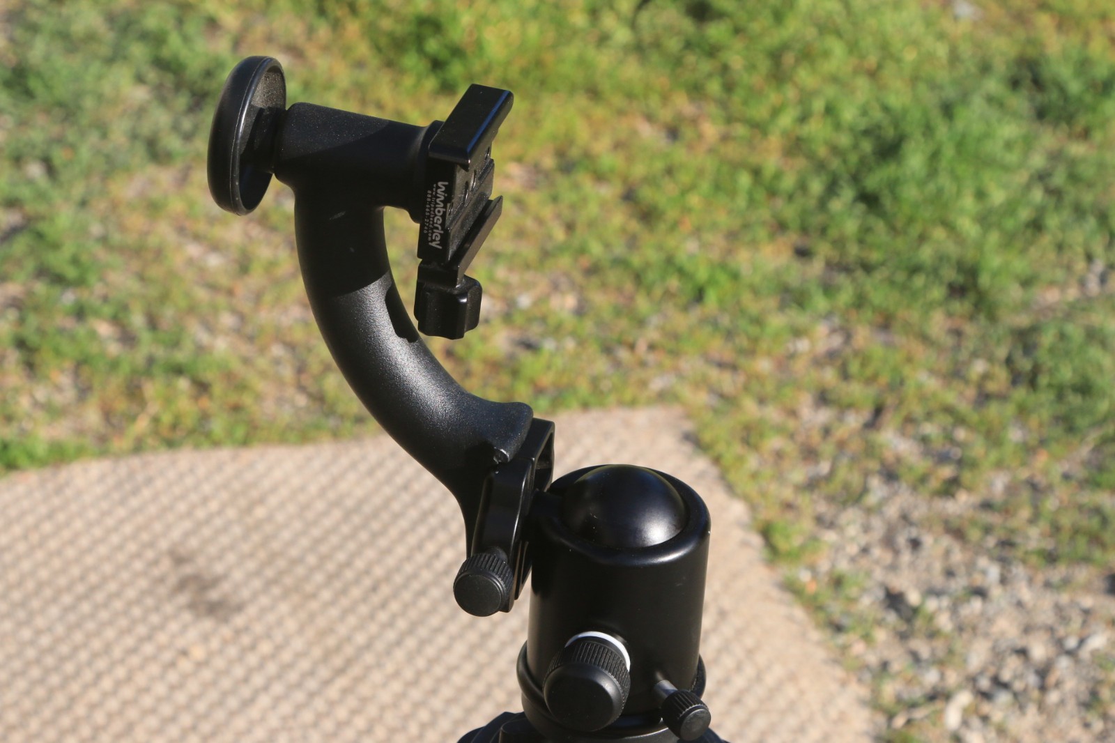 7′ Tall Induro CT-413 Tripod, Kirk BH-1 Ballhead, Wimberly Sidekick SK-100
