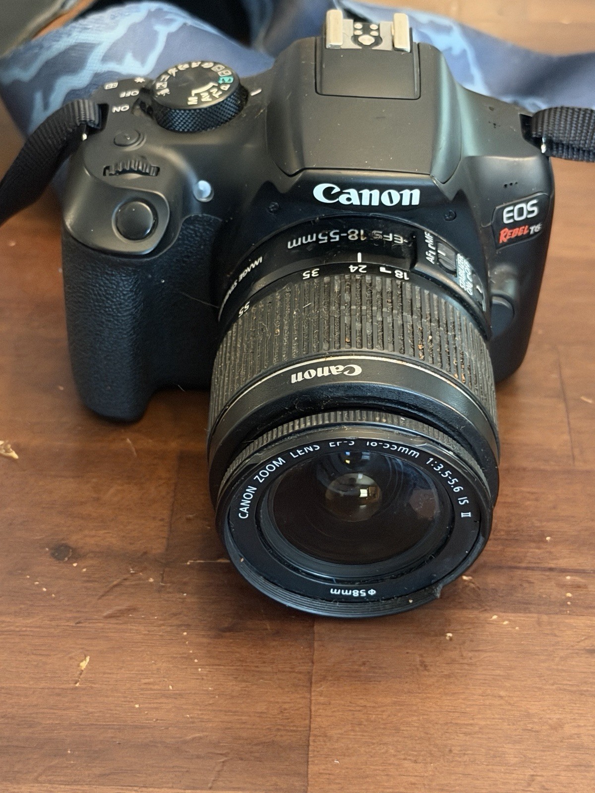 Canon EOS Rebel T6 DSLR Camera & 18-55mm Lens – Black