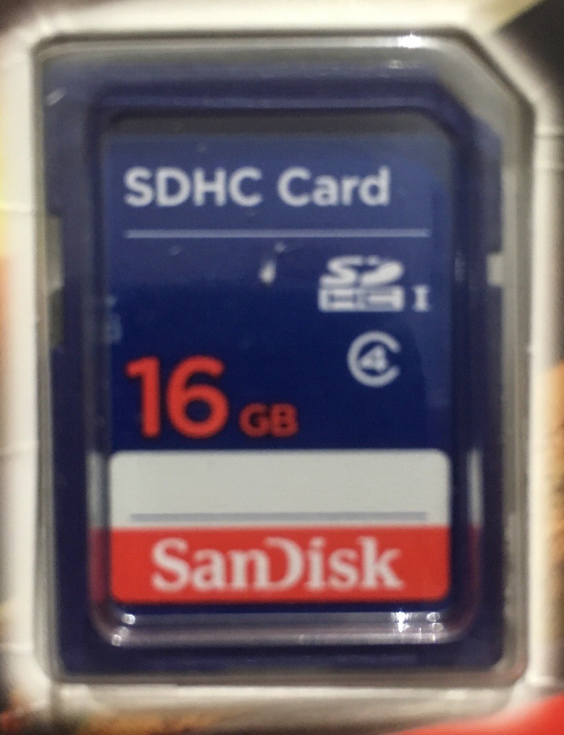 SanDisk SDHC Card | 16GB | Class 4 | SDSDB-016G-AW46 | To Store Digital Content
