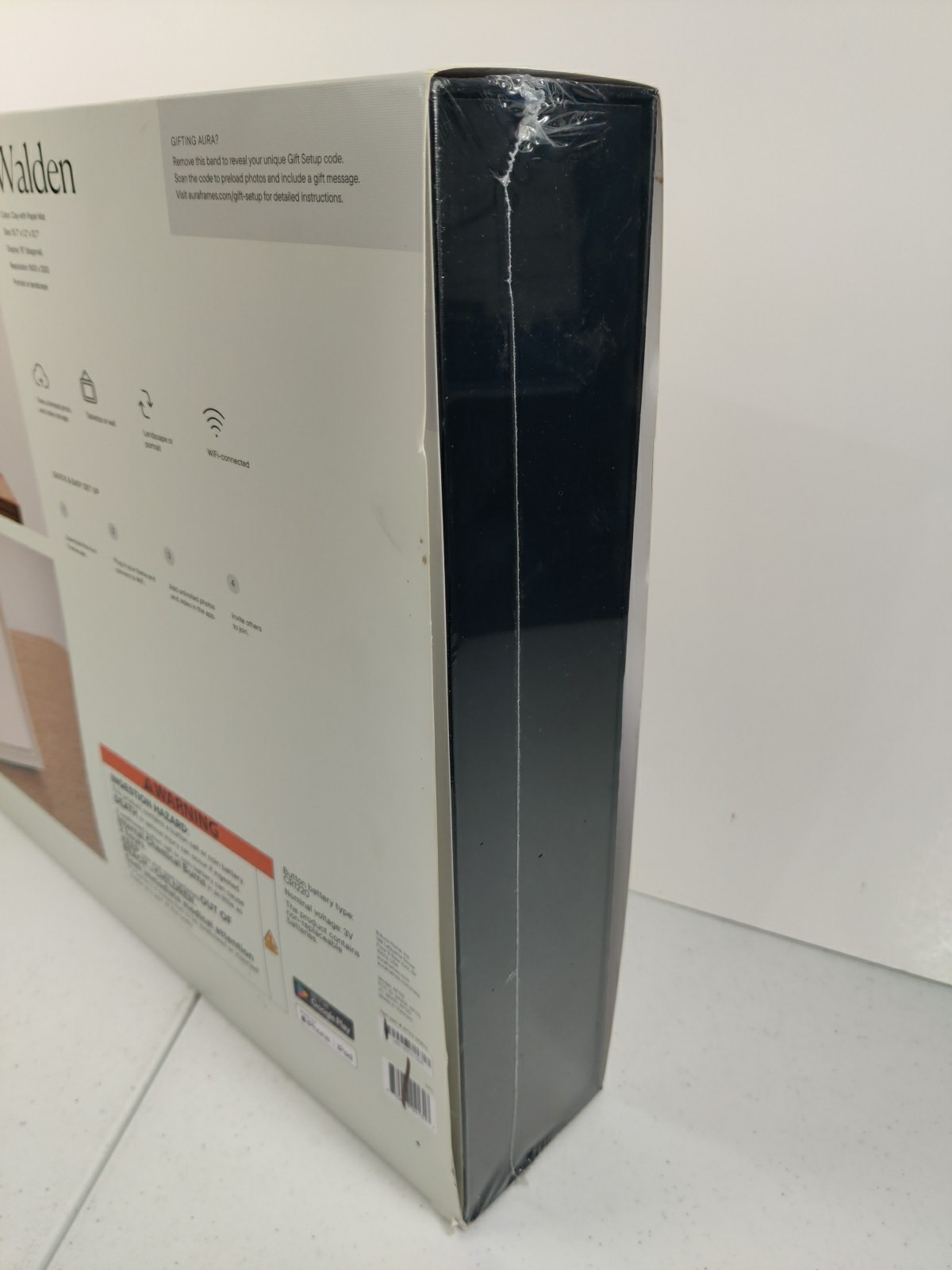 Aura Walden HD 15 WiFi Frame Clay With Paper Mat *New, Sealed