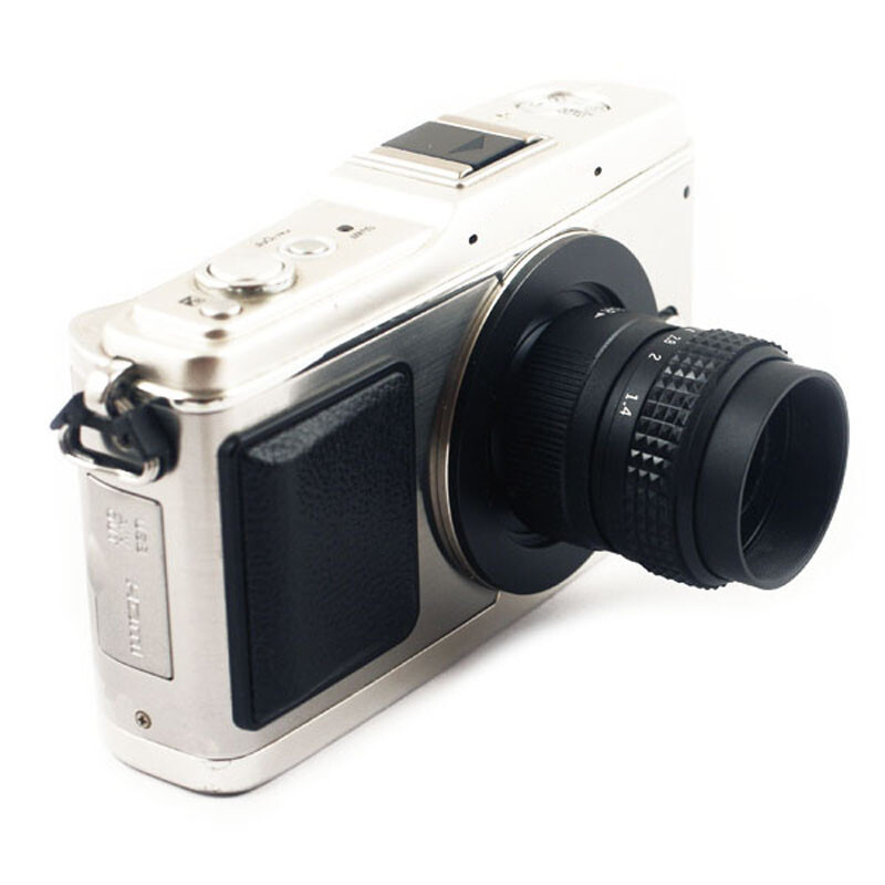 Newyi 25mm f1.4 Lens for M43 Micro 4/3 M4/3 Olympus PEN EM10 Panasonic Camera