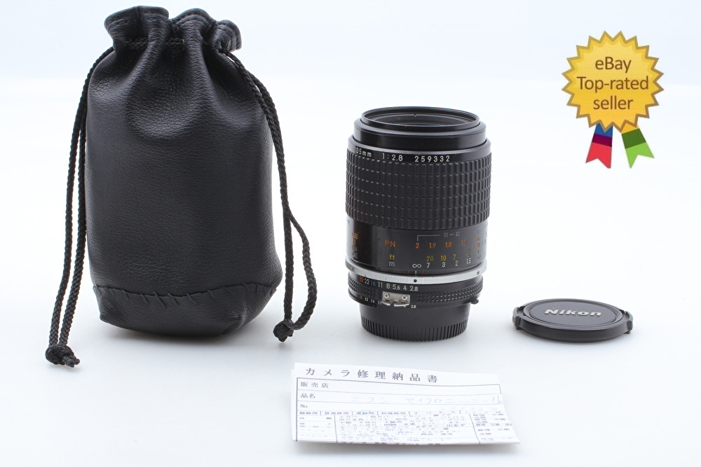 Overhaul! 【Opt Top MINT】 Nikon Ais Micro Nikkor 105mm F2.8 Macro Lens From Japan