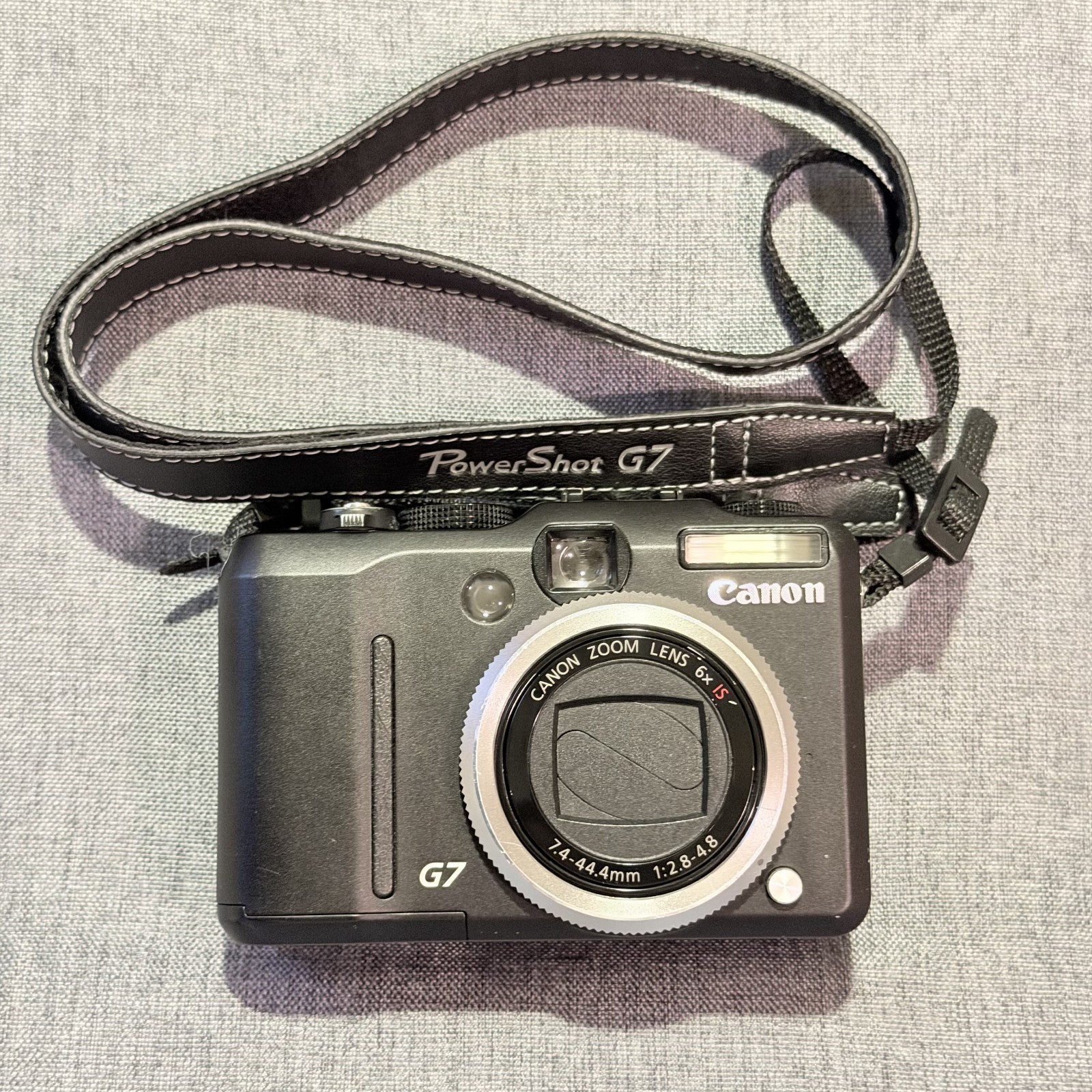 Canon PowerShot G7 Digital Camera 10.0MP Black In Bundle Tested Working