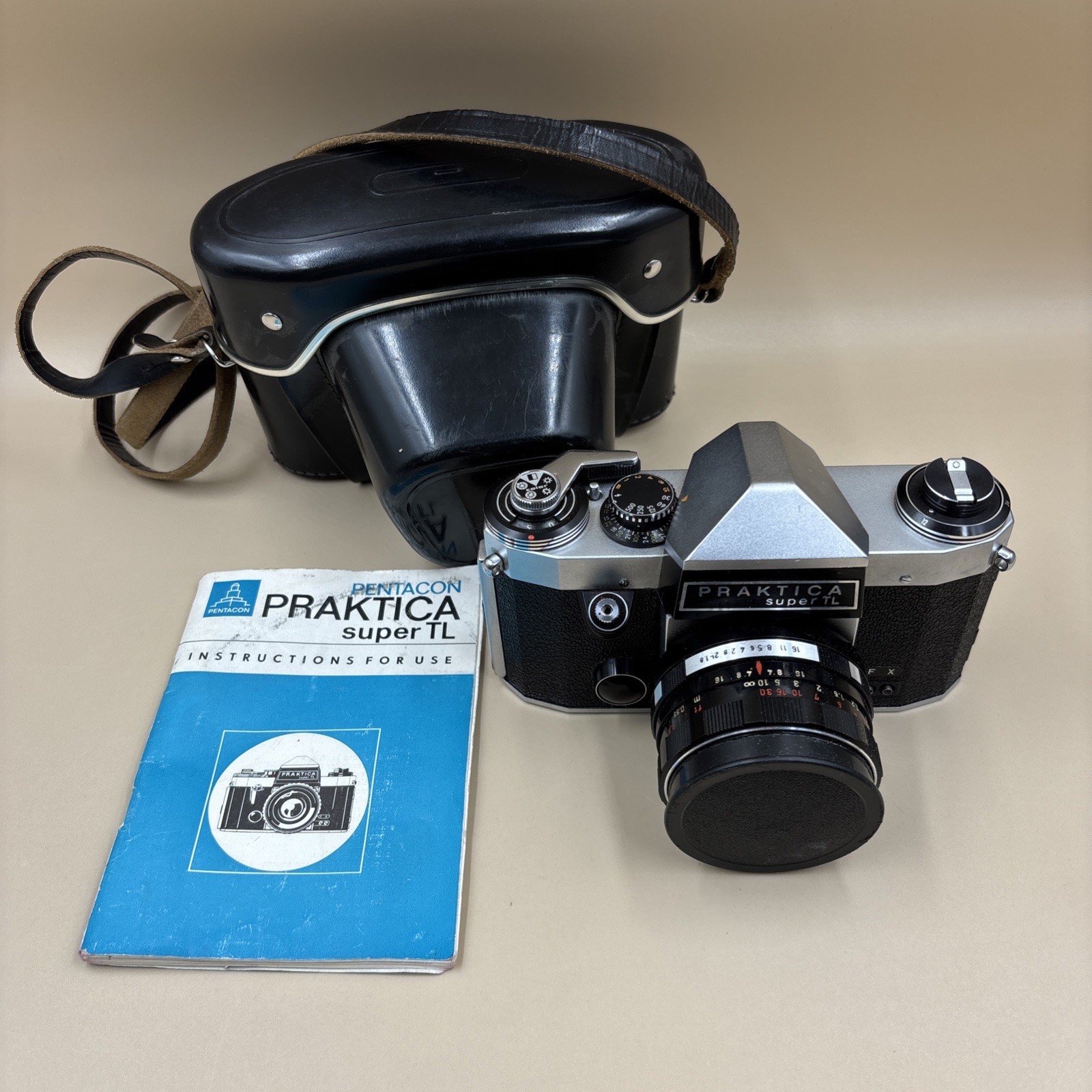 Pentacon Praktica Super TL FX Camera Meyer Optik Oreston 1.8/50