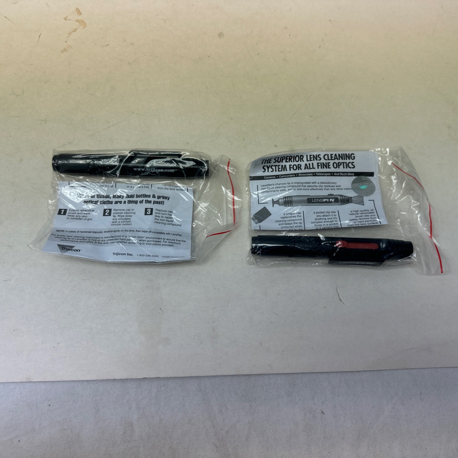 x2 Trijicon Lens Pen Optic Cleaner & Brush Scope Camera NOT CHINA MADE