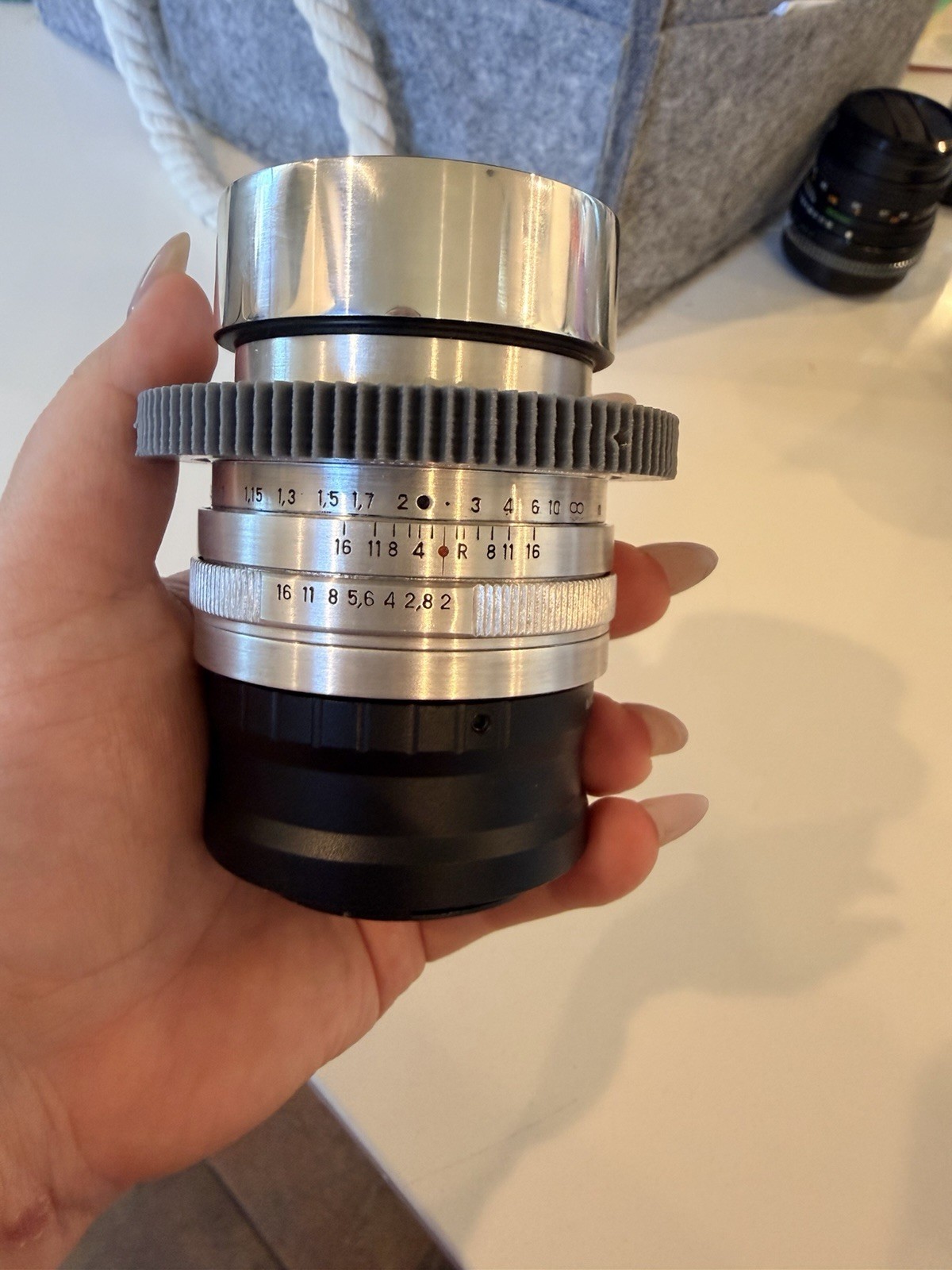 Helios 44M 58mm f/2 refurbished w installed anamorphic adapter and cine updates
