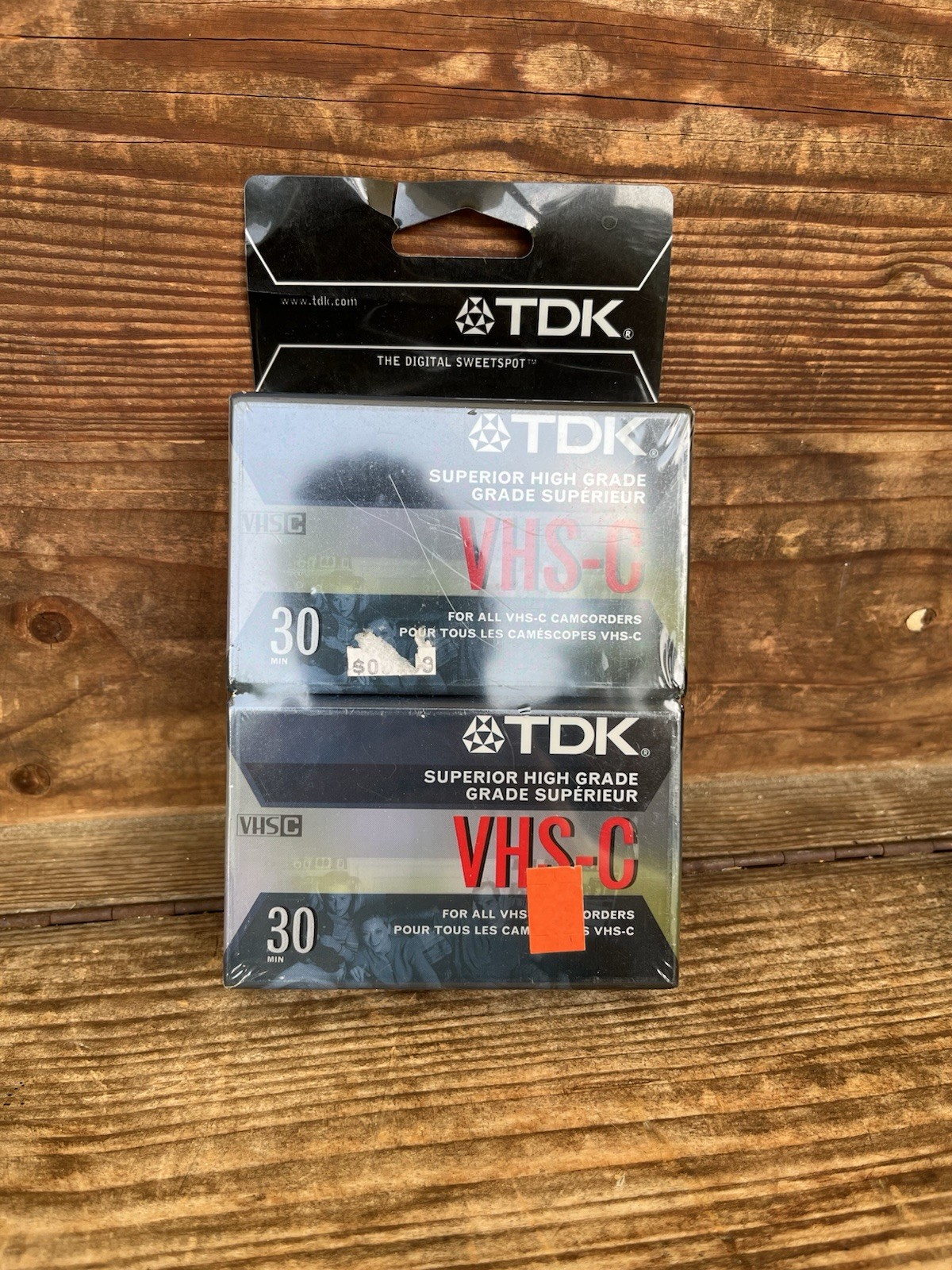 TDK VHS-C 30 Minute Superior High Grade VHS Tapes Pack NEW