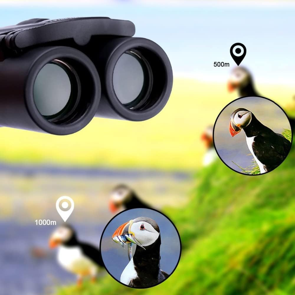500×25 Portable HD Zoom Powerful Binoculars Day Low Night Optics Hunting Outdoor