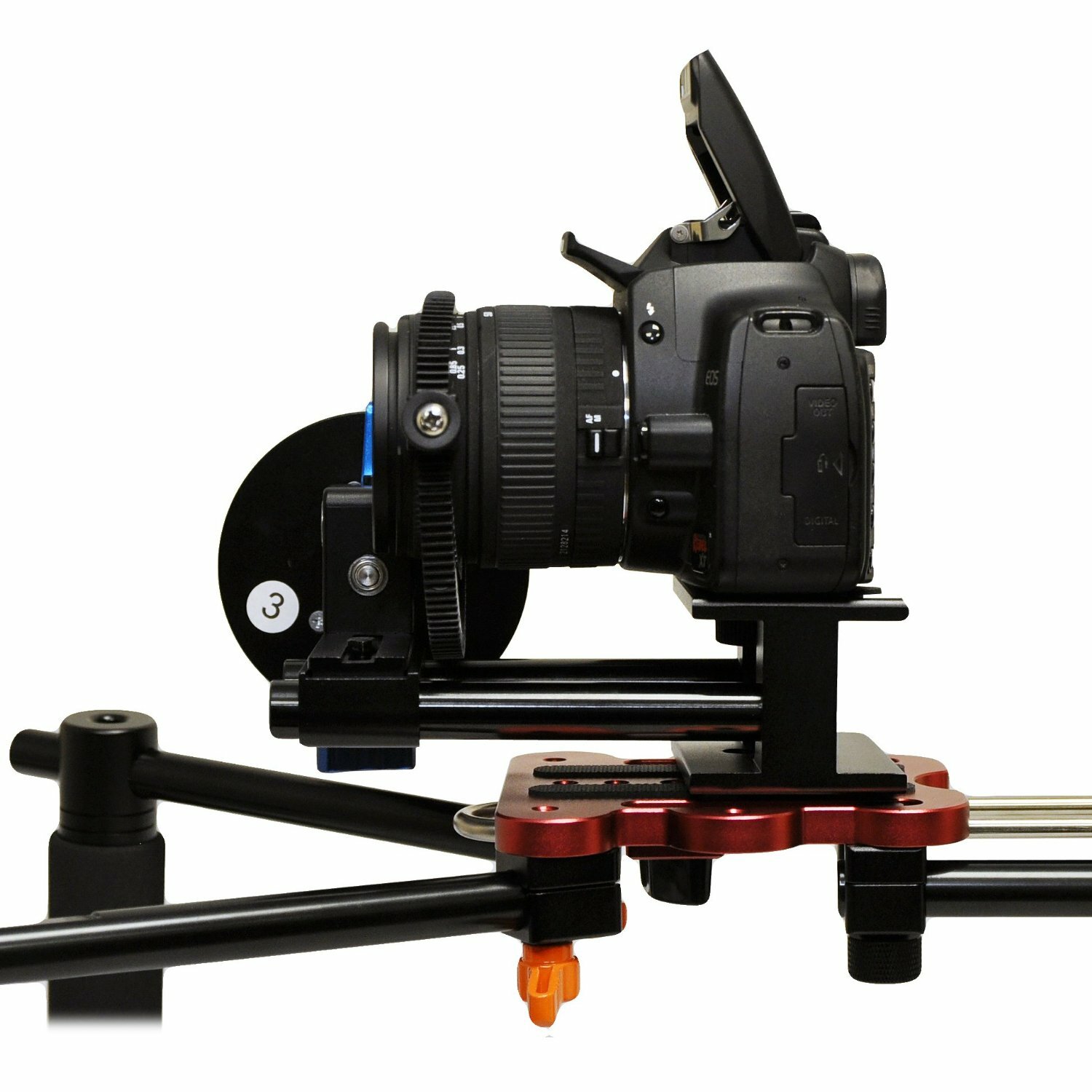 Opteka CXS-25 15mm Rail Rod System Rig Camera Mount for Follow Focus Matte Box