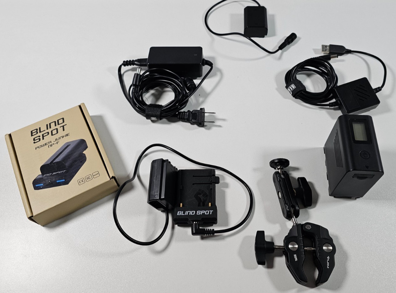 Blind Spot Power Junkie NP-F Camera Kit + NP-F980L Battery Ulanzi Super Clamp