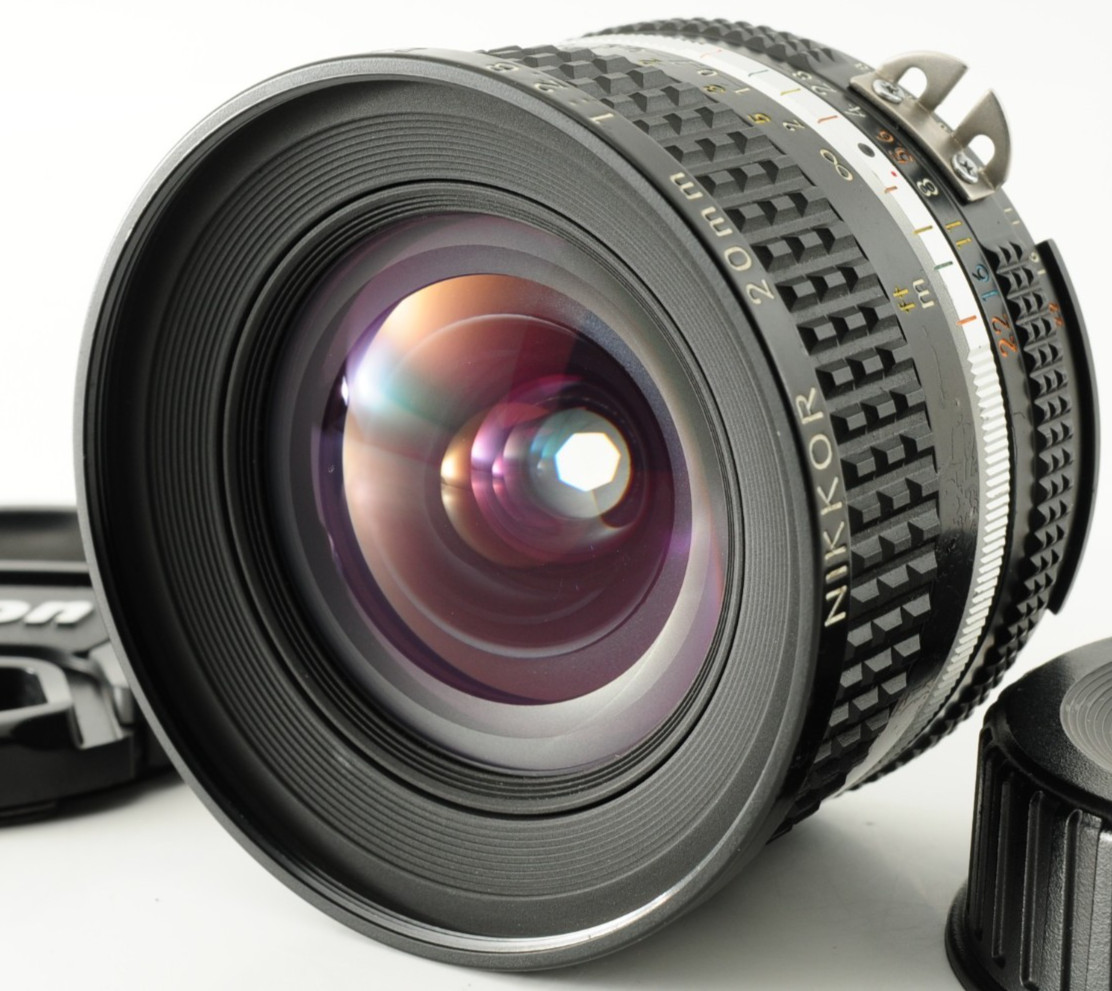 Nikon Ai-S NIKKOR 20mm f/2.8 MF Wide Angle Lens Nikon F AIS Near Mint JAPAN #27