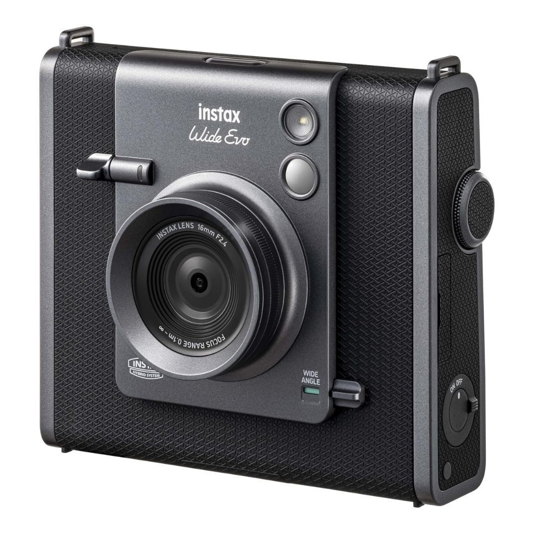 Fujifilm Instax WIDE Evo Instant 16MP Film Camera Lens Effects (Black Gray)